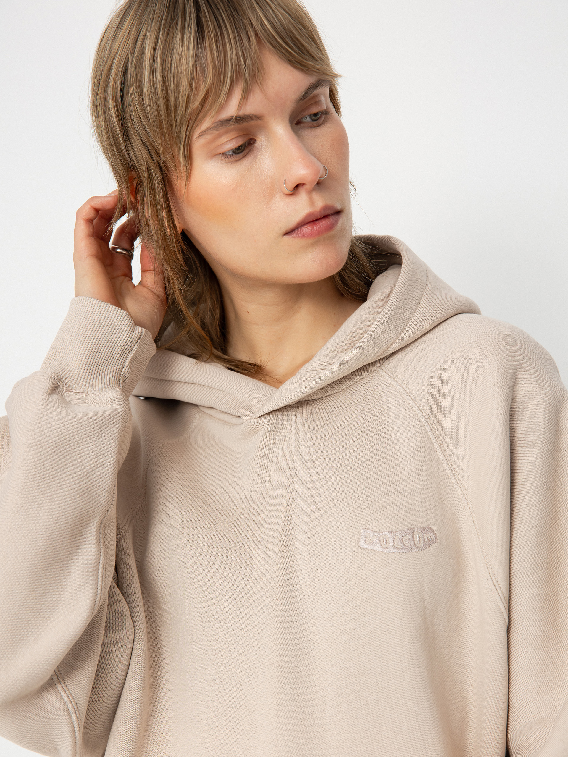 Bluza z kapturem Volcom Pistol HD Wmn (mushroom)