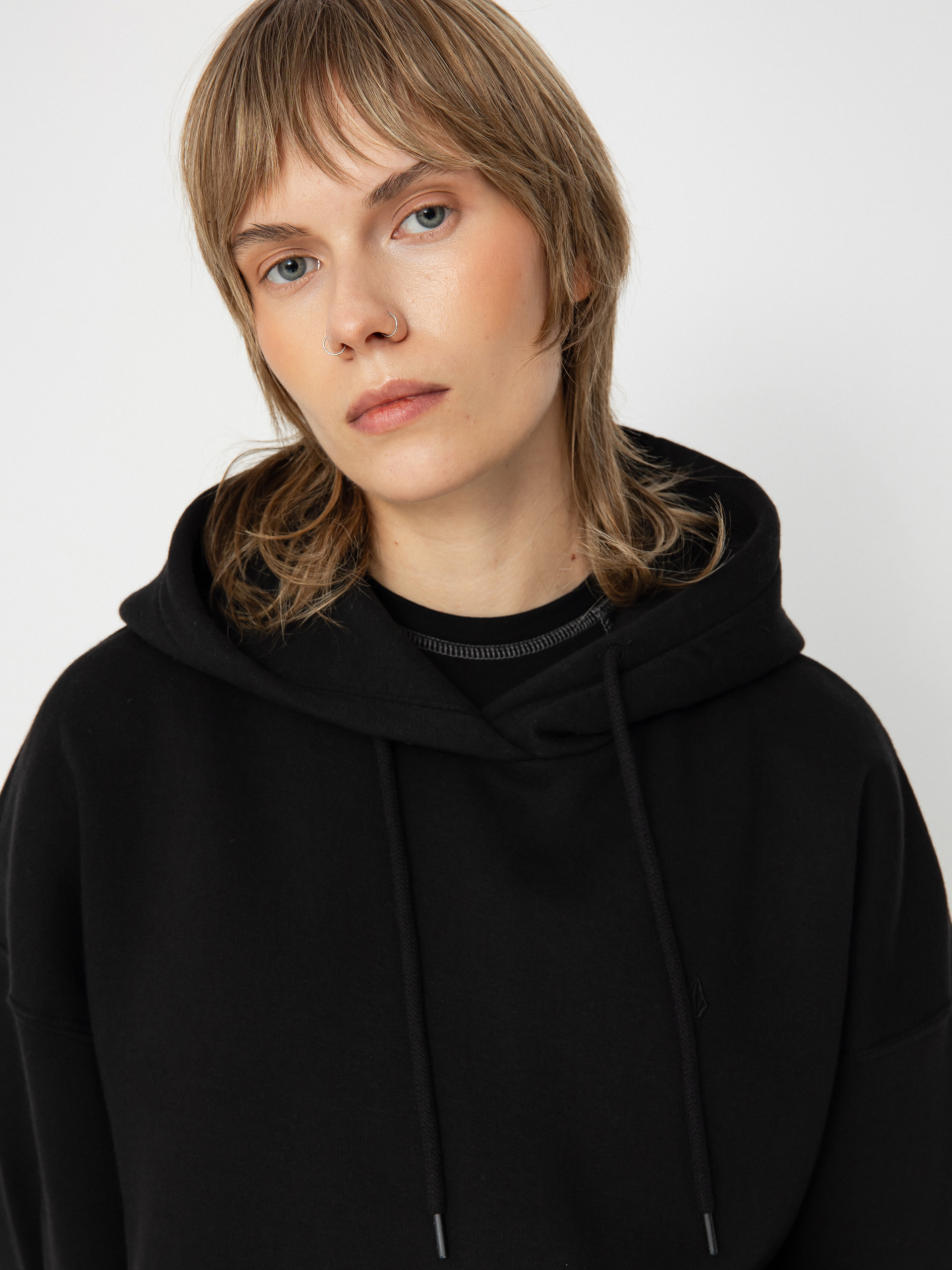 Bluza z kapturem Volcom Stone Heart Up HD Wmn (black)