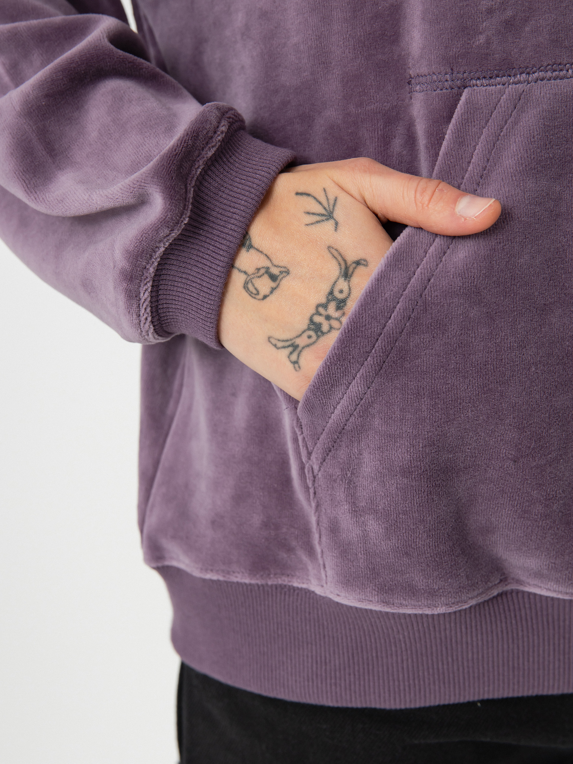 Bluza z kapturem Volcom Stone Heart Up Velvet HD Wmn (vintage violet)