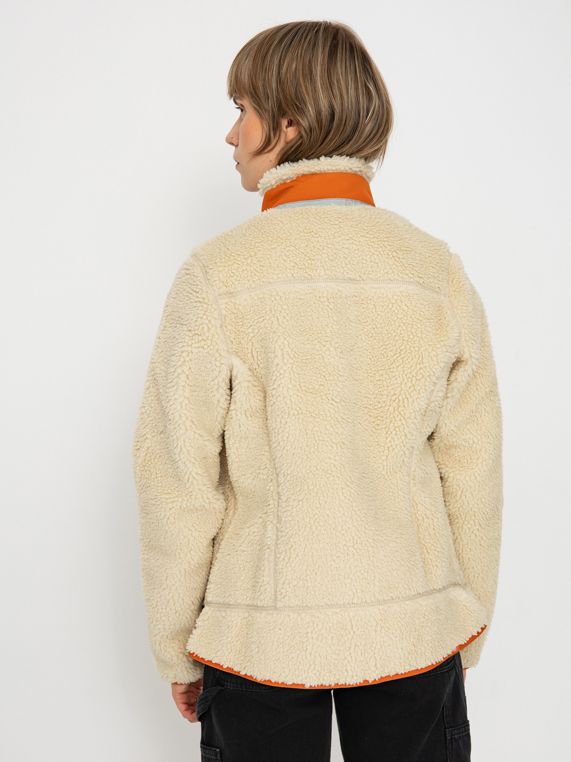 Kurtka Patagonia Classic Retro X Wmn (dark natural w/redtail rust)