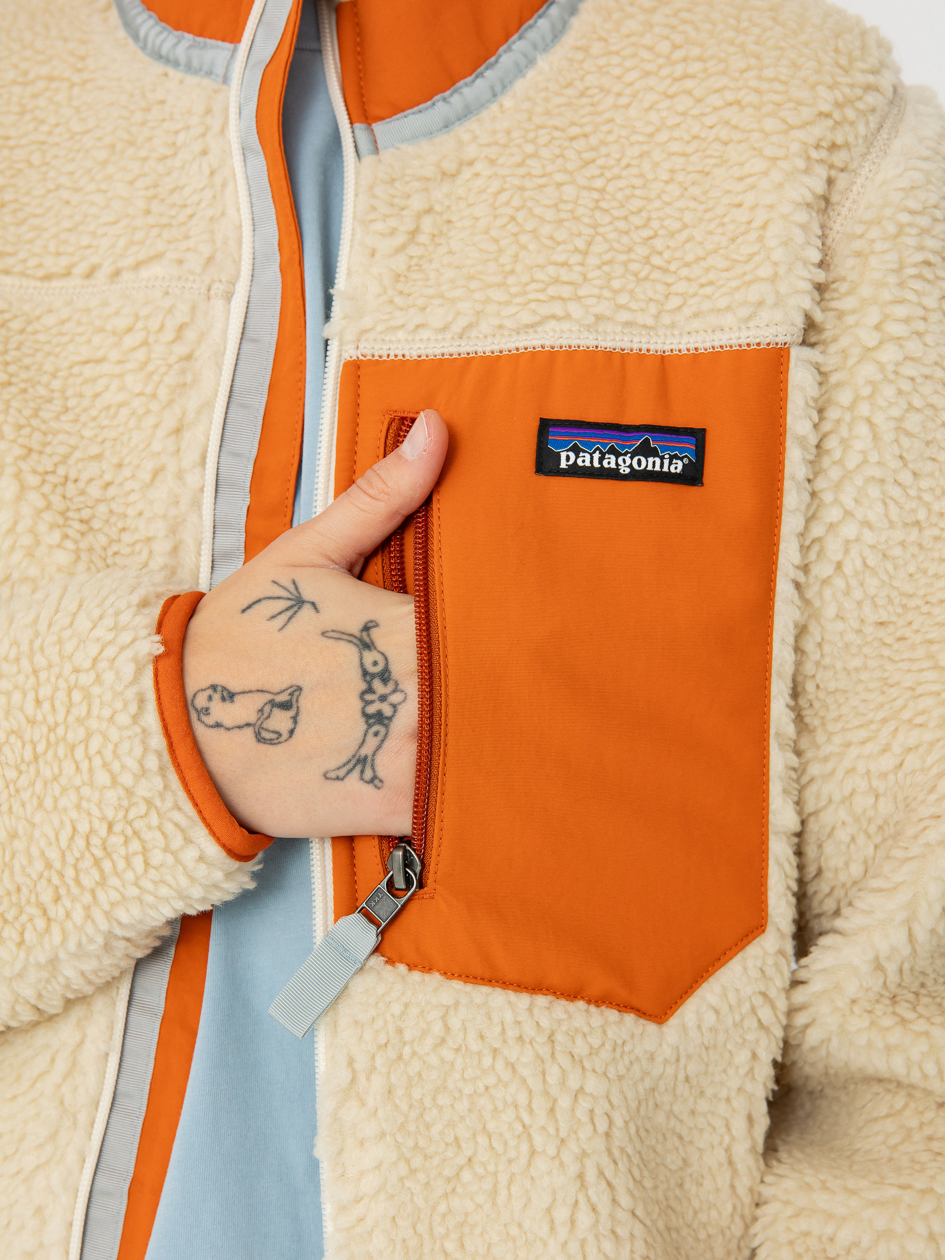 Kurtka Patagonia Classic Retro X Wmn (dark natural w/redtail rust)