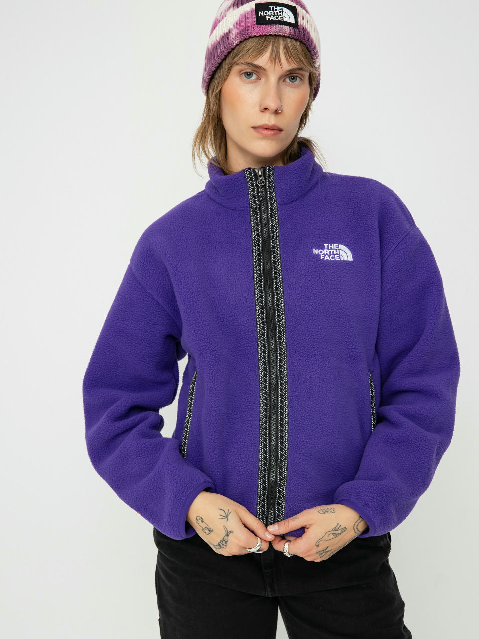 Polar The North Face Tnf Fleeski FZ Wmn (peak purple)