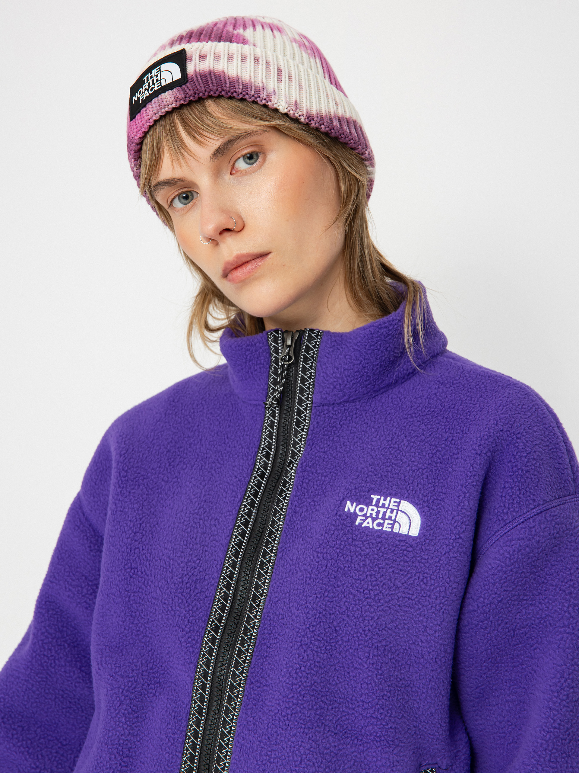 Damski Polar The North Face Tnf Fleeski FZ (peak purple)