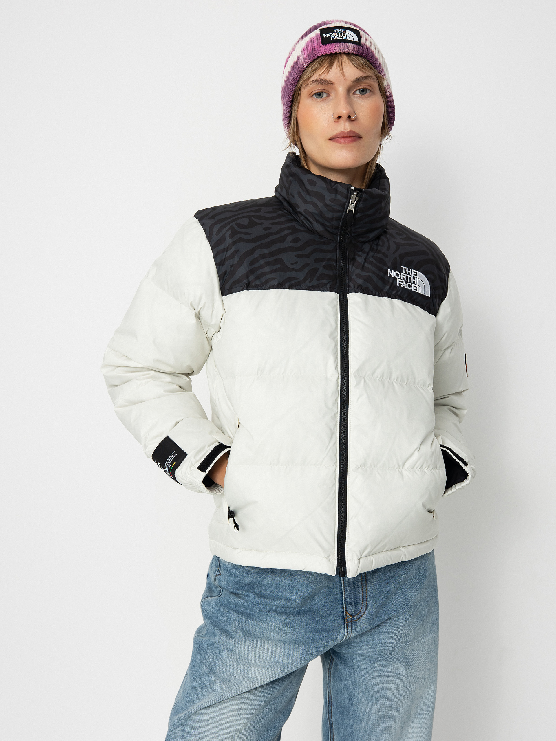 Kurtka The North Face 1996 Retro Nuptse Wmn (white dune/tnf black tn)