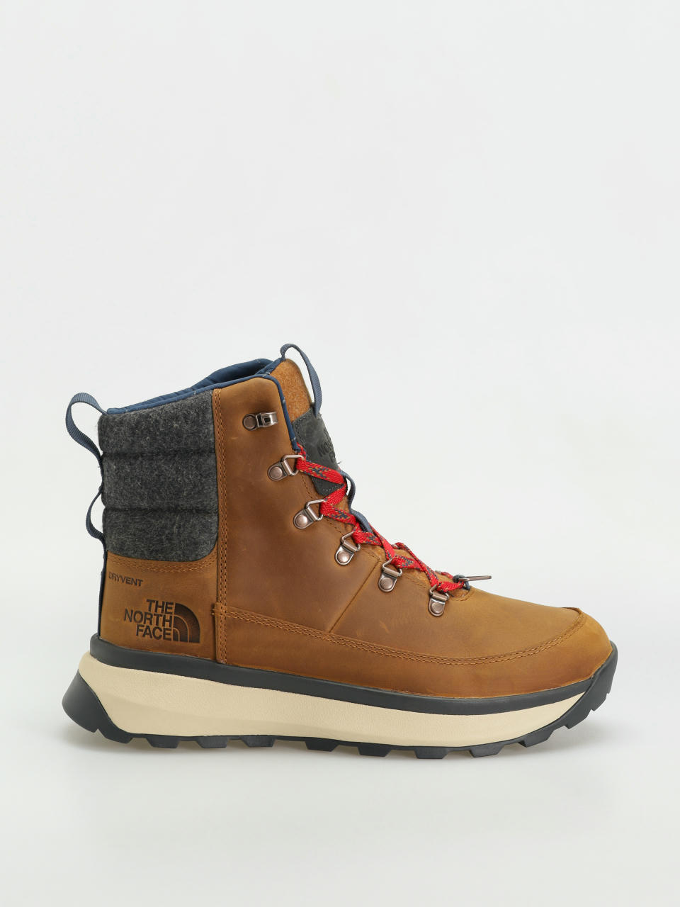 Buty The North Face Bergen Leather Wp (timber tan/tnf red)