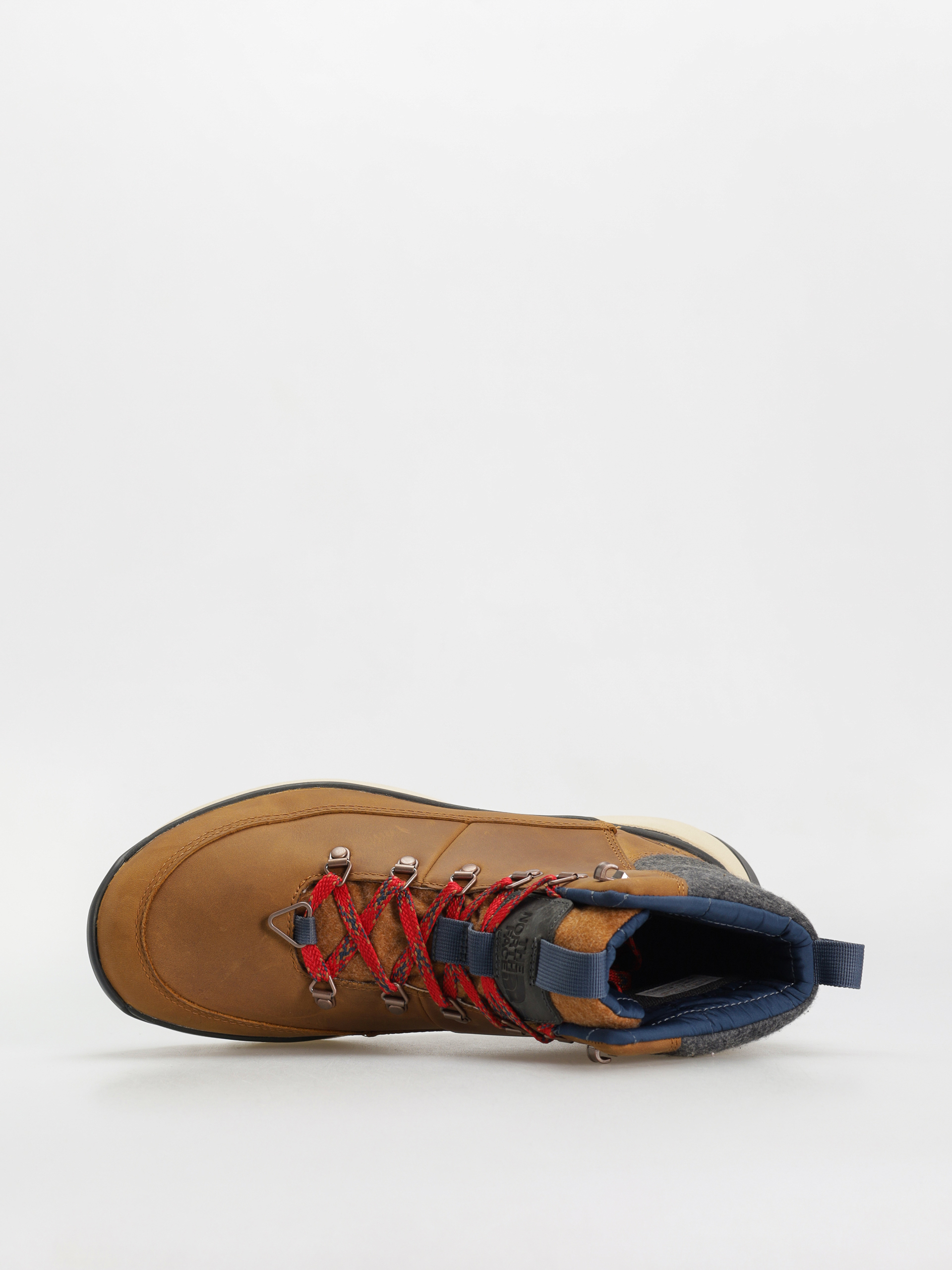 Buty The North Face Bergen Leather Wp (timber tan/tnf red)