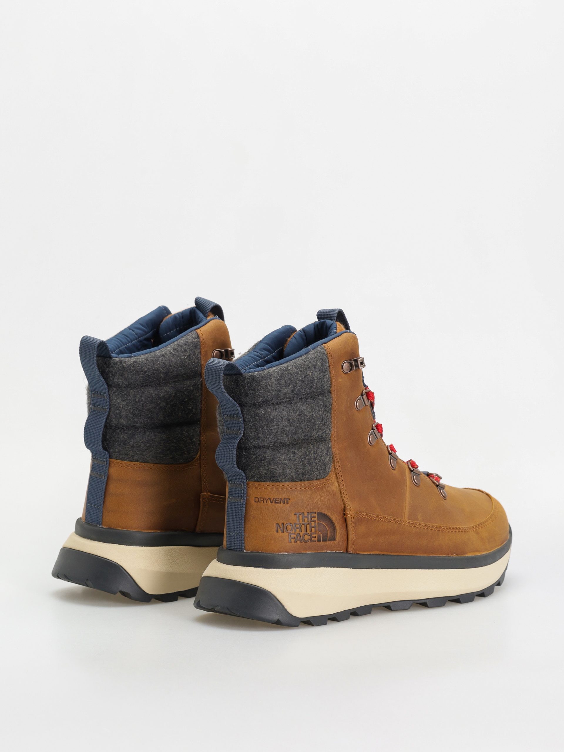 Buty The North Face Bergen Leather Wp (timber tan/tnf red)
