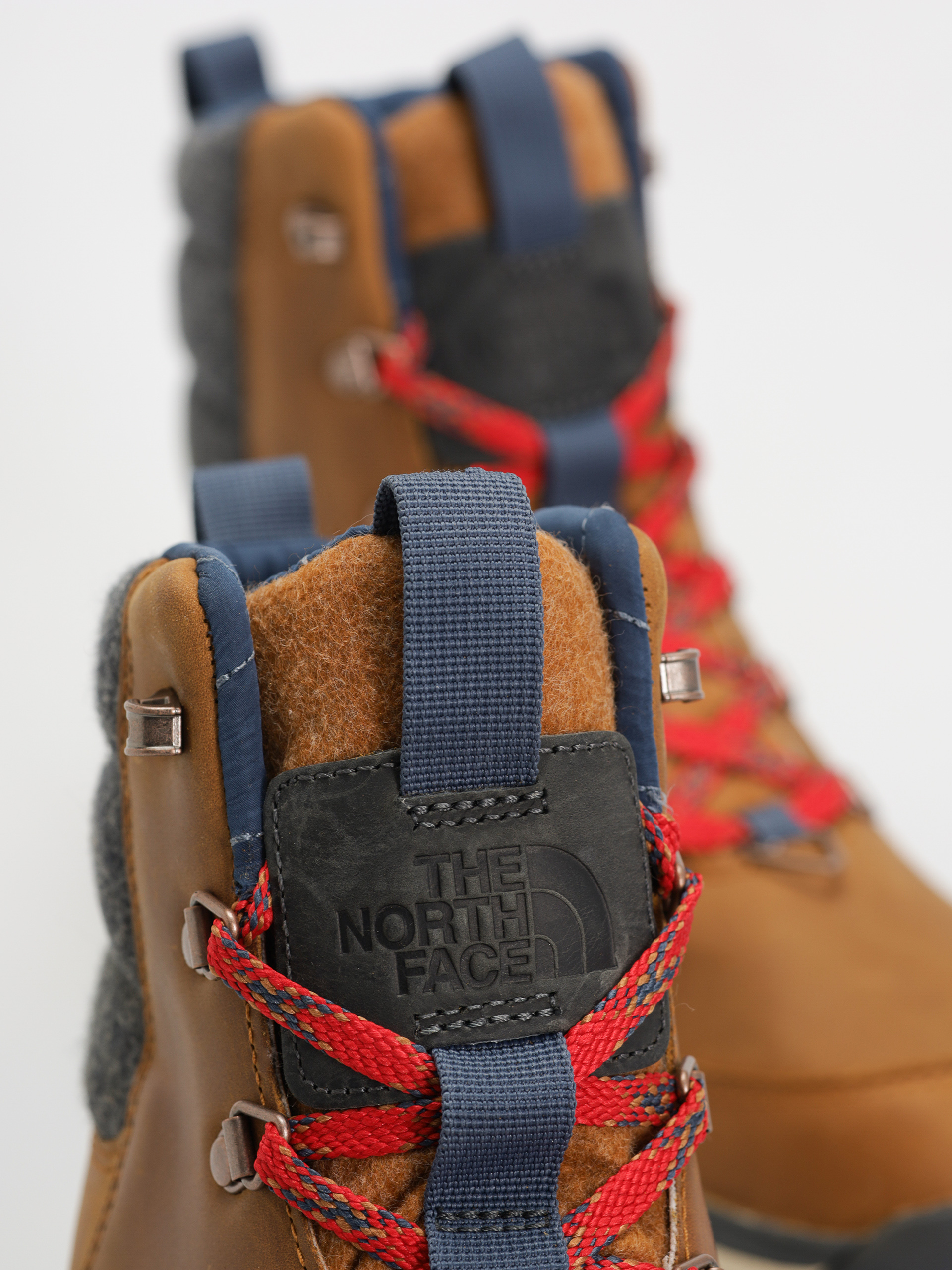 Buty The North Face Bergen Leather Wp (timber tan/tnf red)
