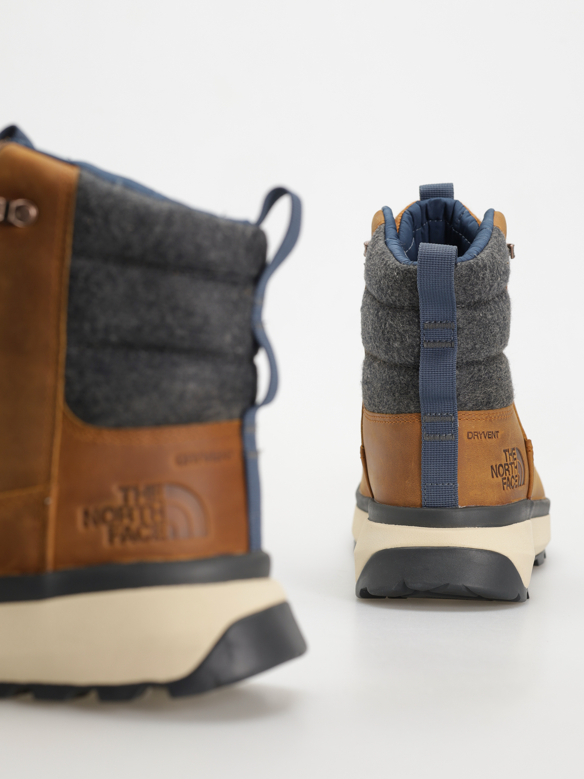 Buty The North Face Bergen Leather Wp (timber tan/tnf red)