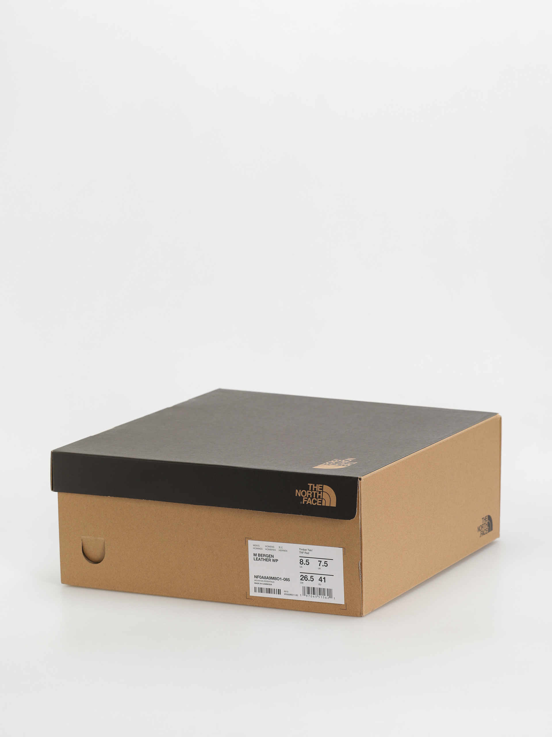 Buty The North Face Bergen Leather Wp (timber tan/tnf red)