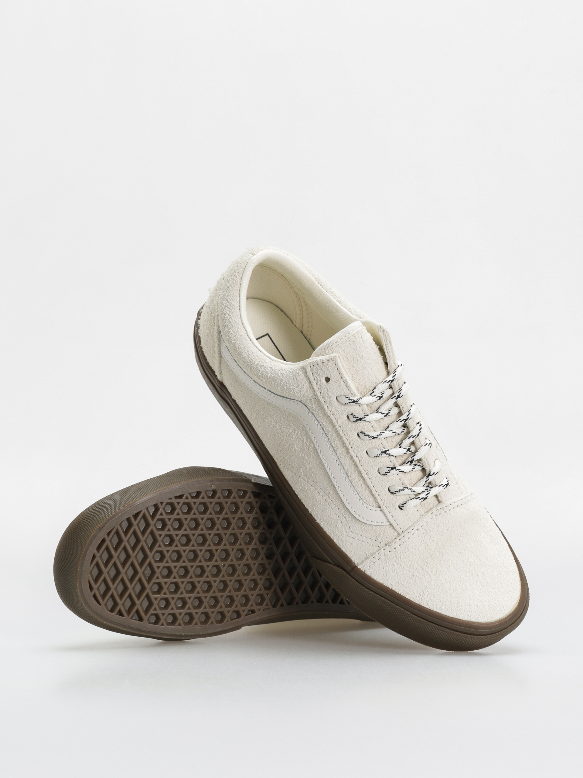 Buty Vans Old Skool - biały (hairy suede marshmallow)