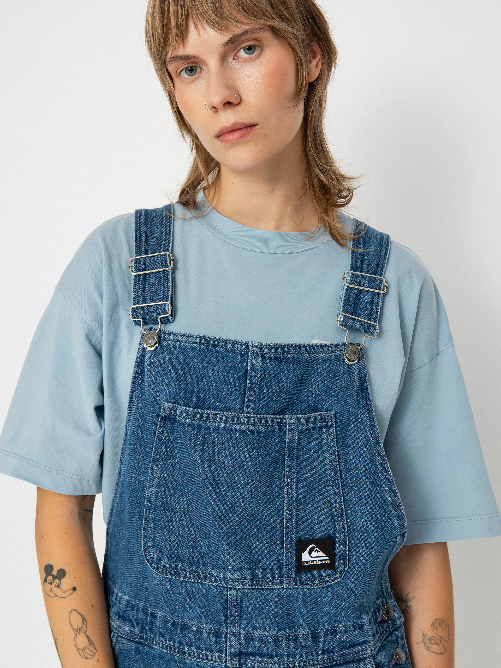 Spodnie Quiksilver Uni Classic Denim Dungaree Wmn (estate blue)