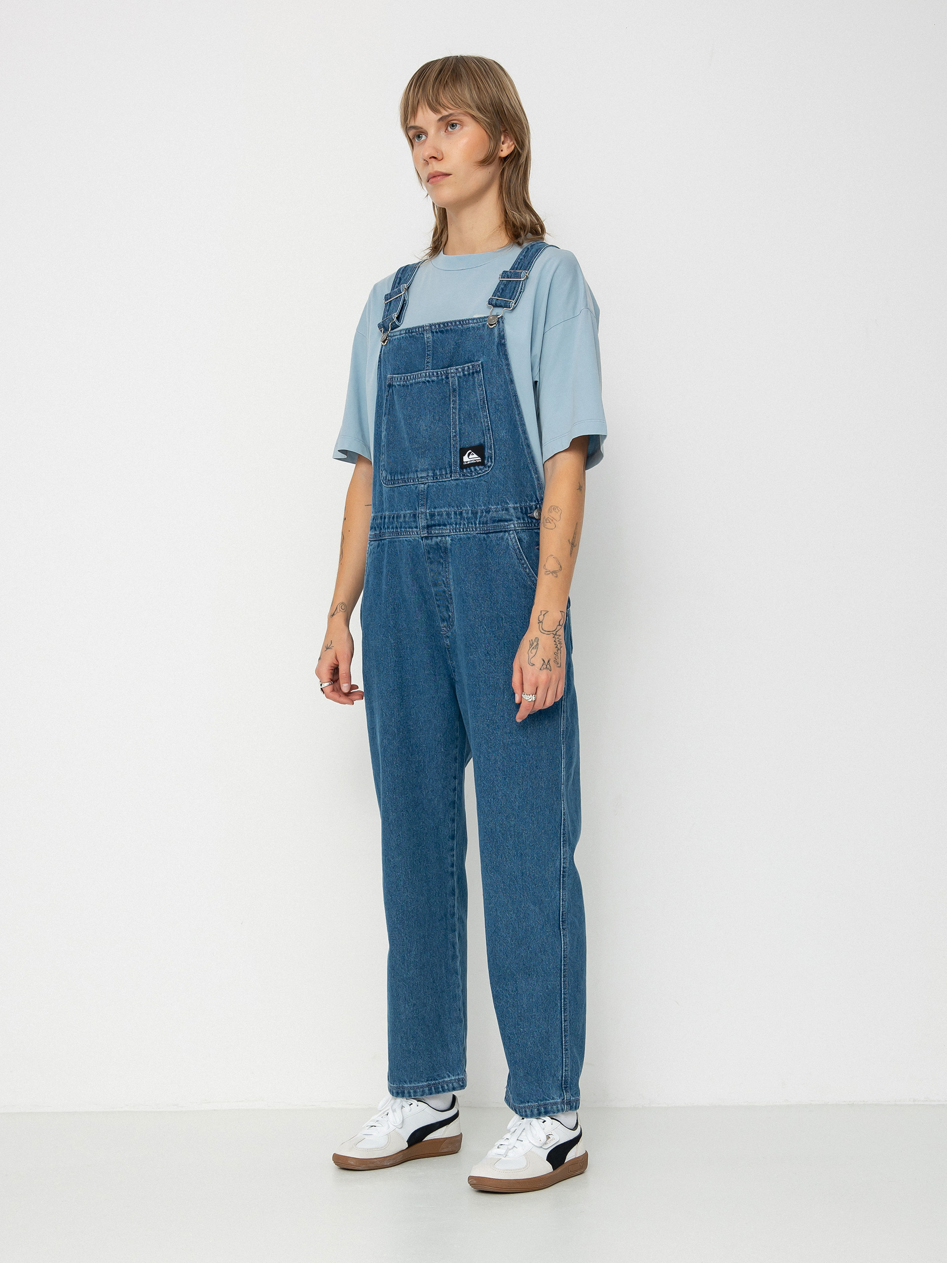 Spodnie Quiksilver Uni Classic Denim Dungaree Wmn (estate blue)