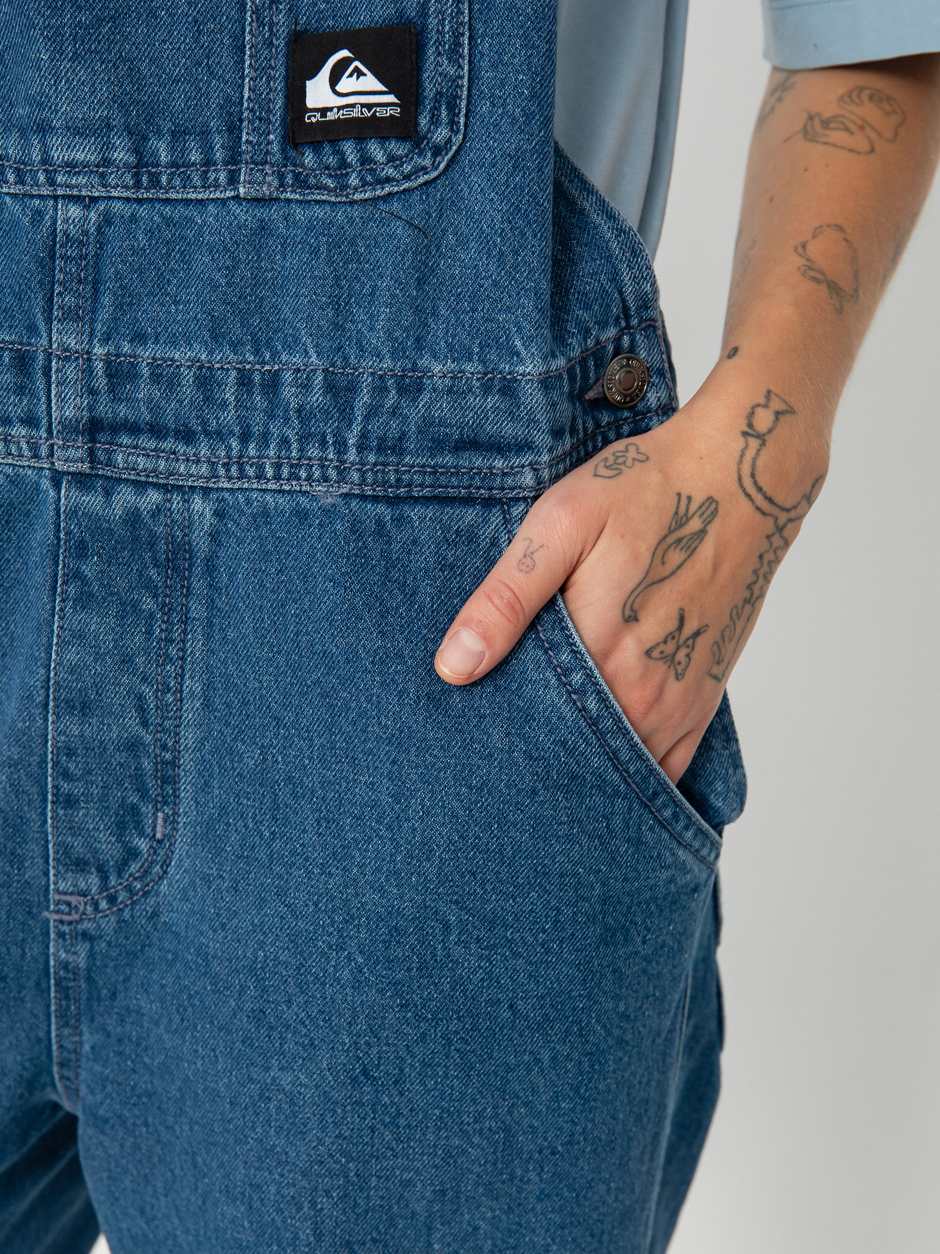 Spodnie Quiksilver Uni Classic Denim Dungaree Wmn (estate blue)