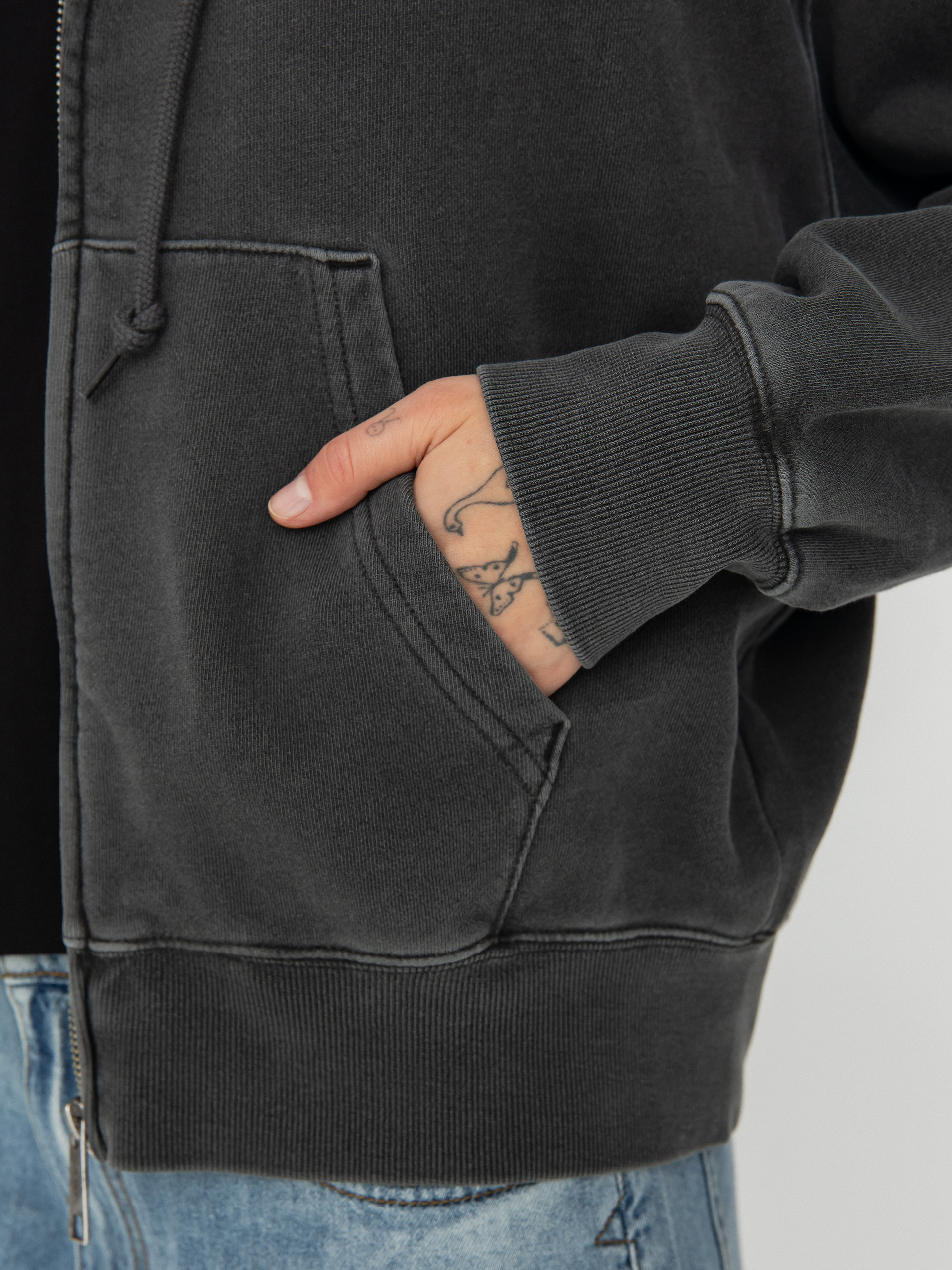 Bluza z kapturem Carhartt WIP Nelson ZHD Wmn (graphite)