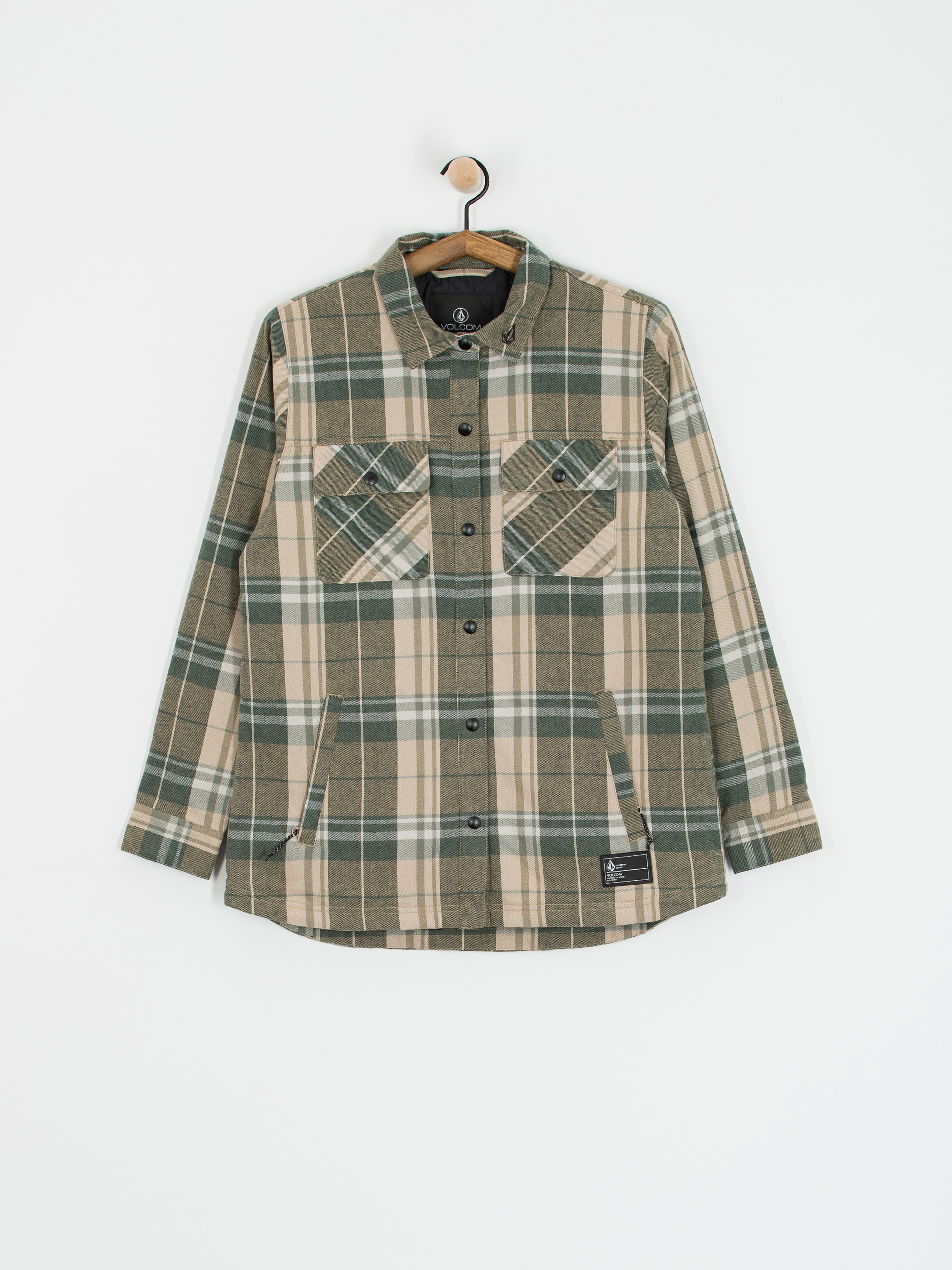 Damska Kurtka snowboardowa Volcom Ins Riding Flannel (sand)