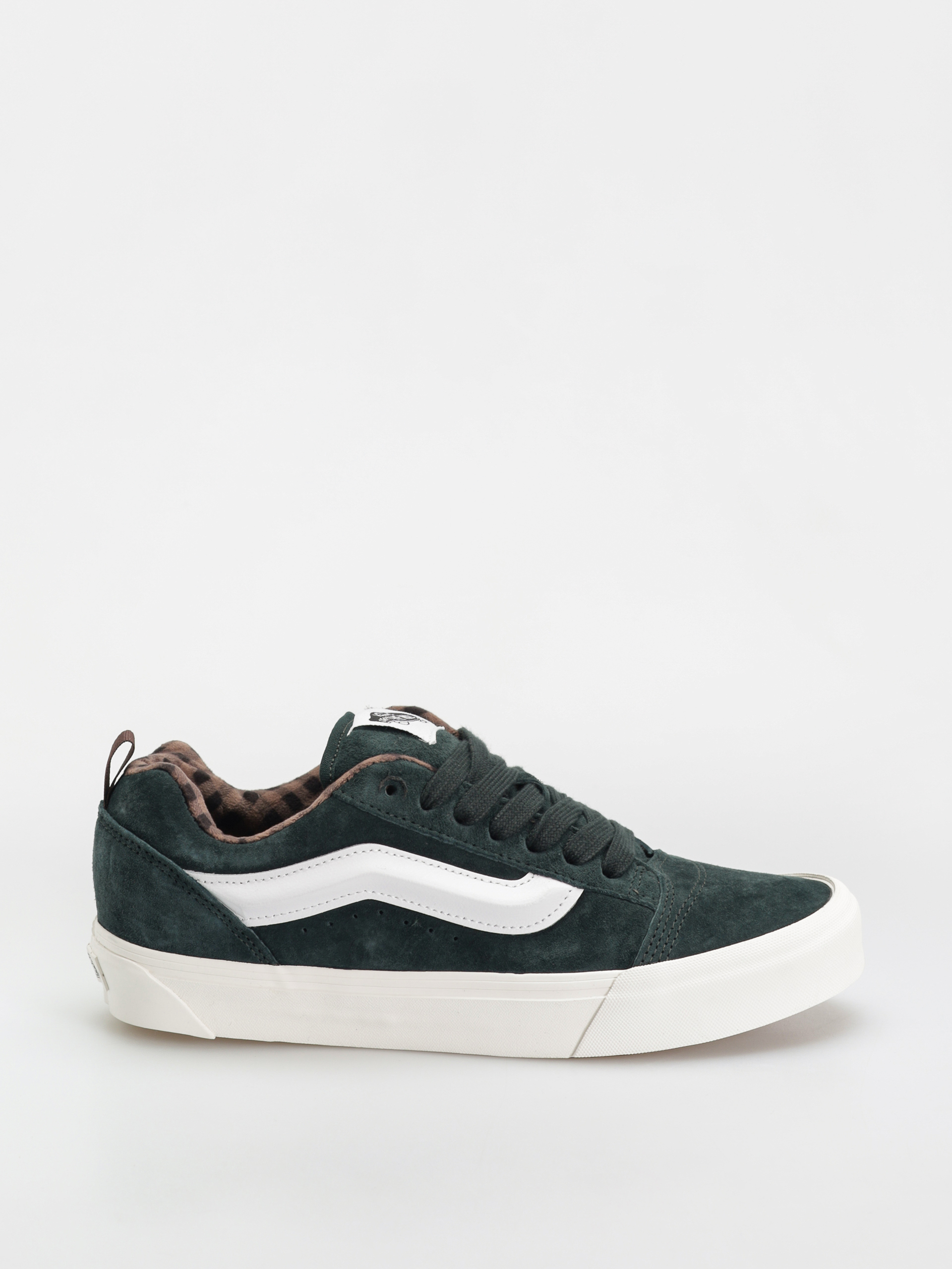 Buty Vans Knu Skool - zielony (pig suede plaid scarab)