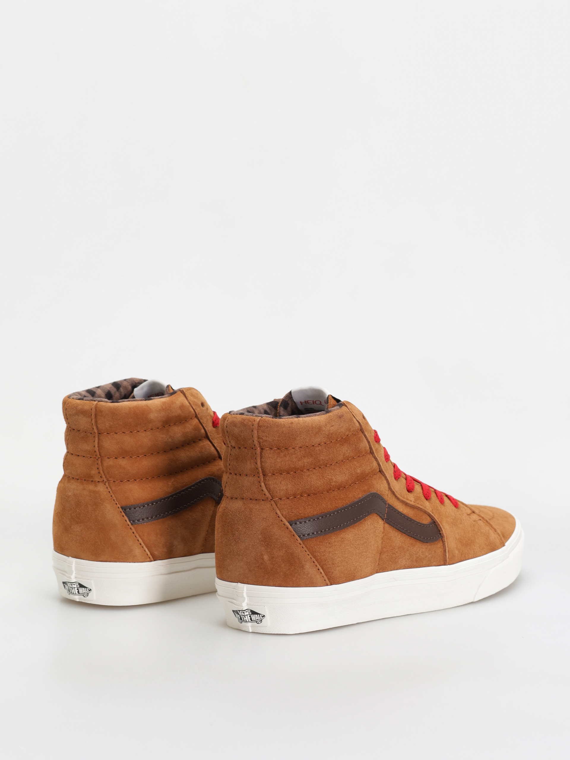 Buty Vans Sk8 Hi (pig suede plaid glazed ginger)