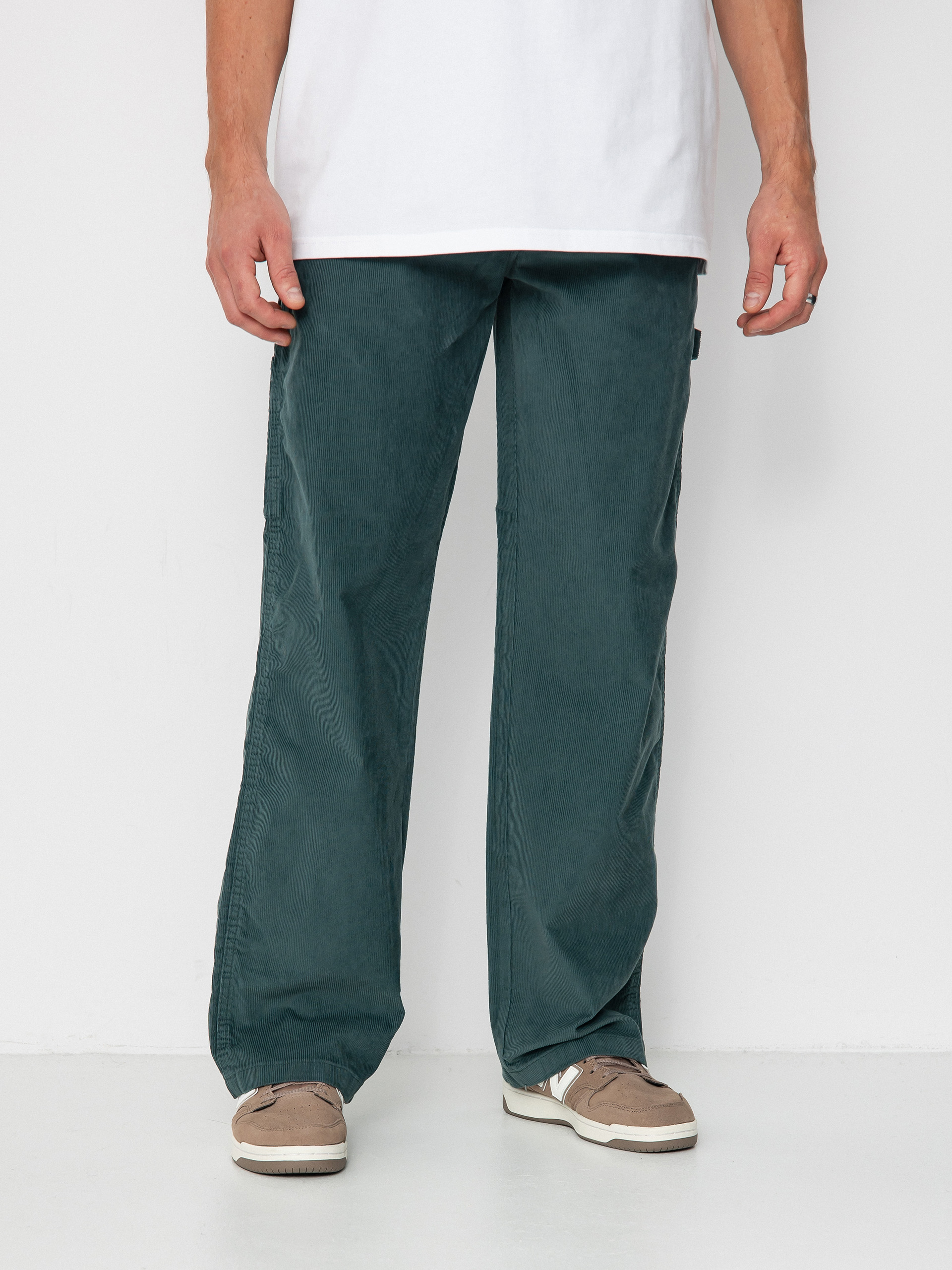 Spodnie Dickies Corduroy Carpenter - zielony (lincoln green)