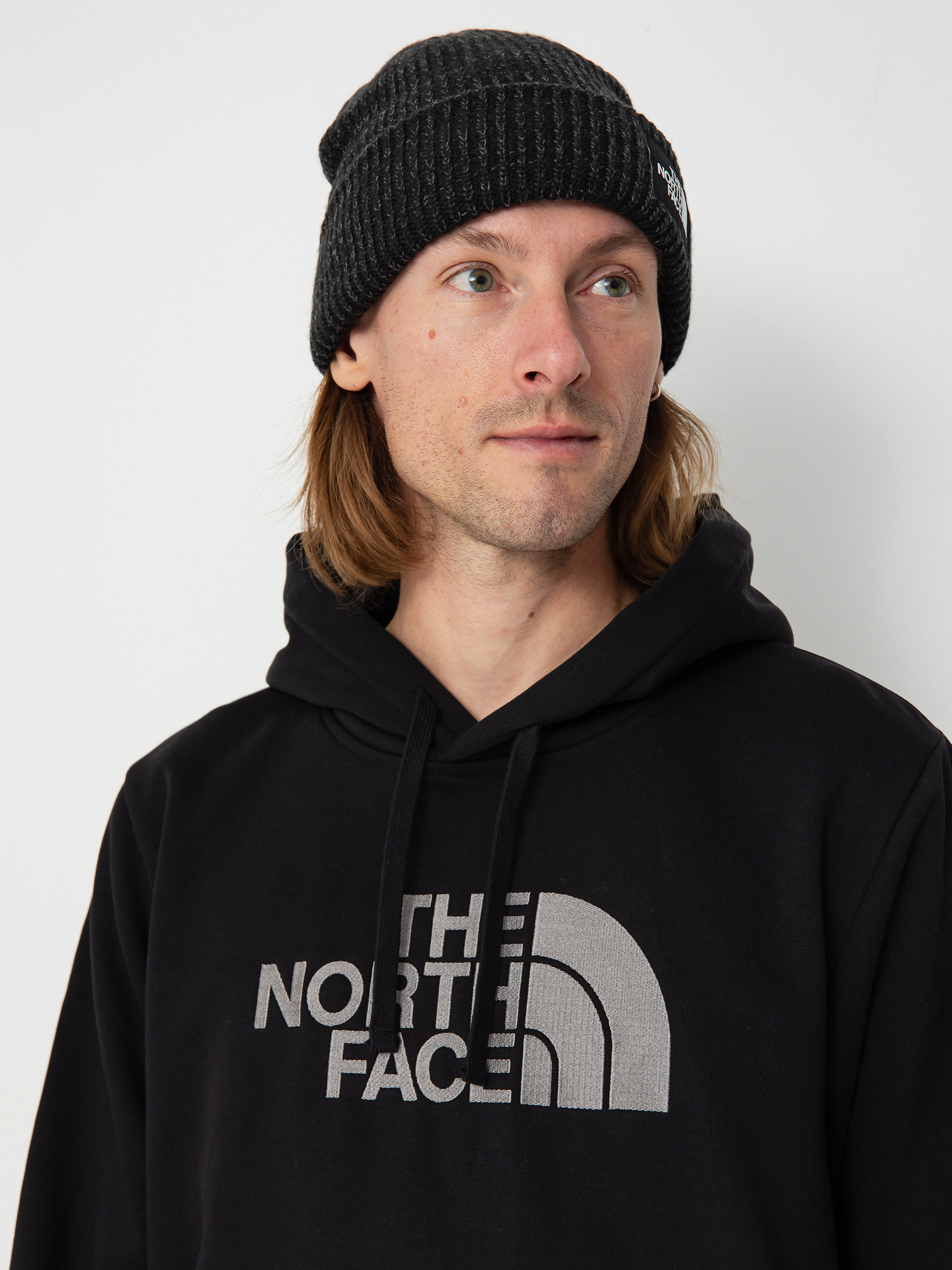 Bluza z kapturem The North Face Drew Peak HD - czarny (tnf