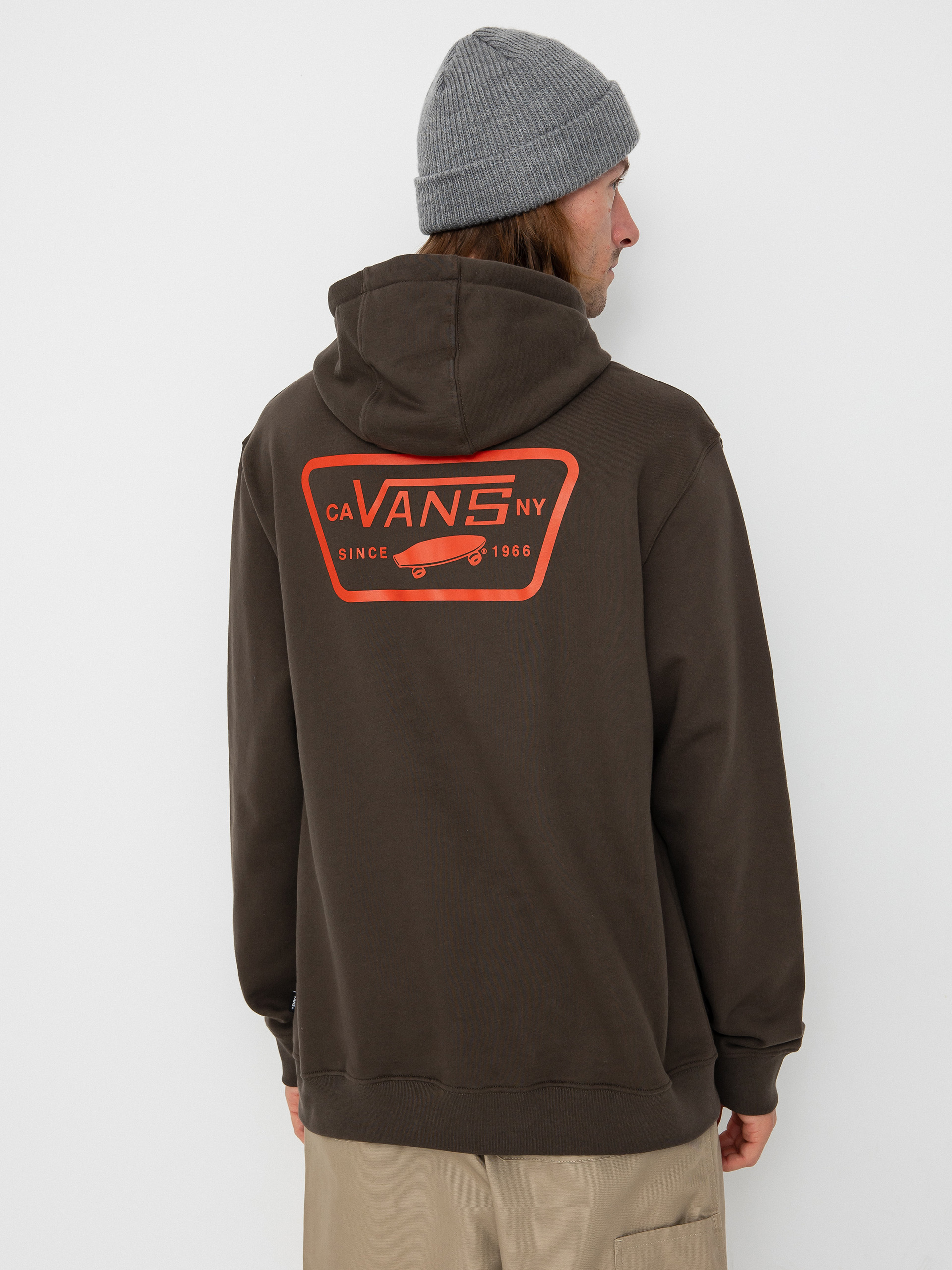 Bluza z kapturem Vans Full Patch HD (turkish coffee)