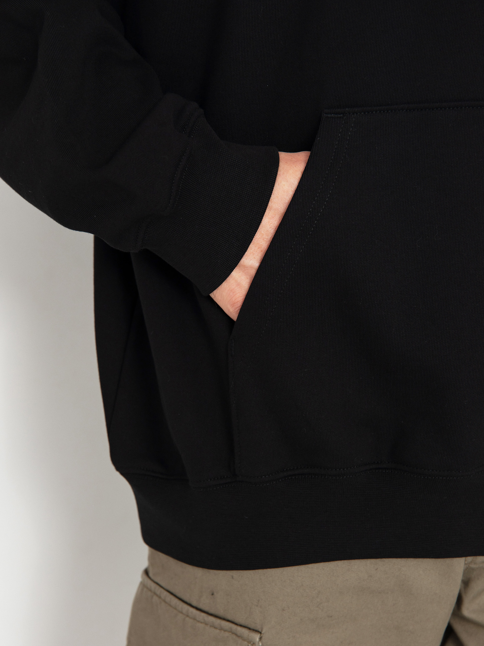 Bluza z kapturem Vans Checker Logo Gfx Loose HD (black)