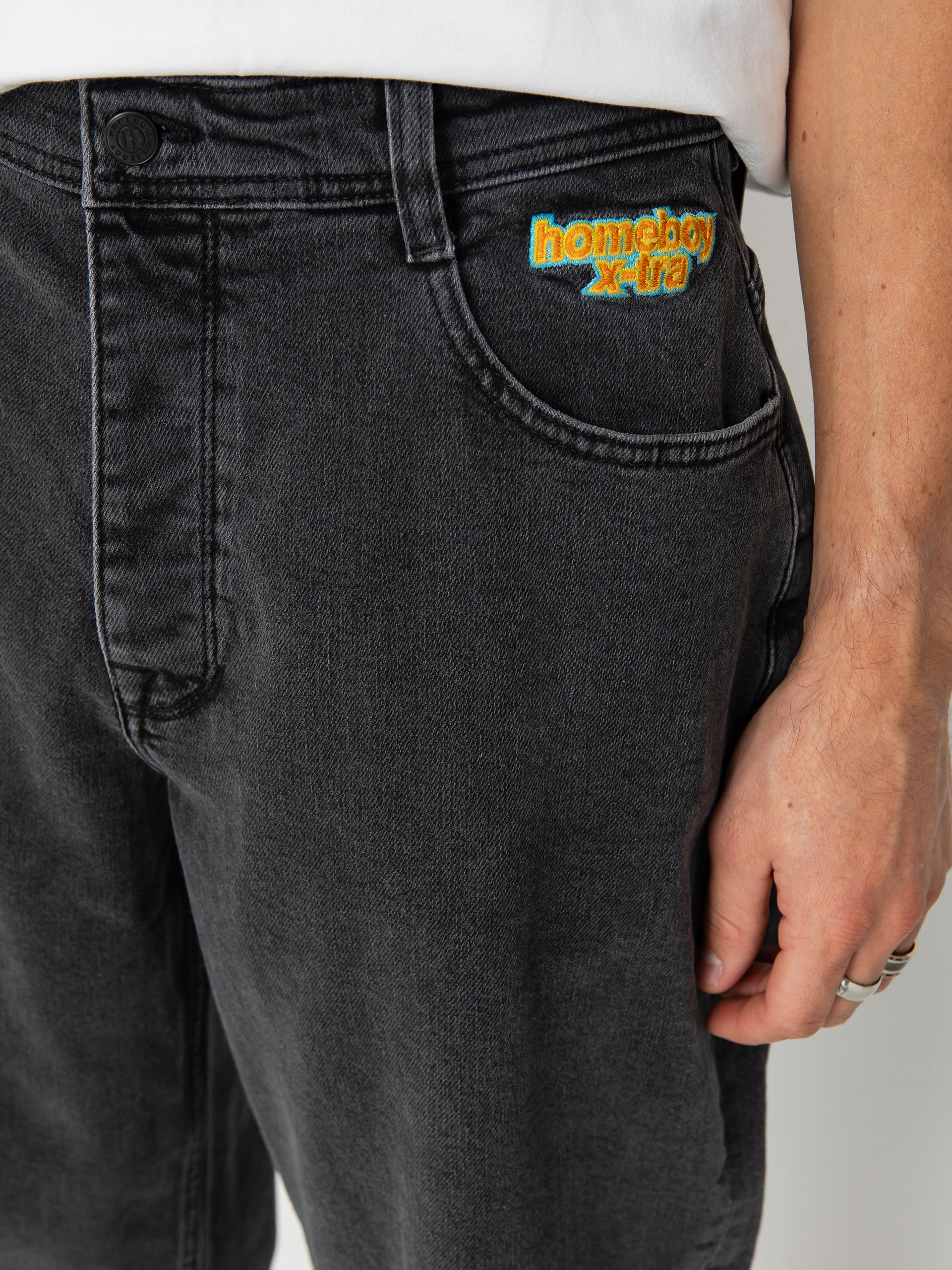 Spodnie Homeboy X Tra Monster Pencil Denim (washed grey)