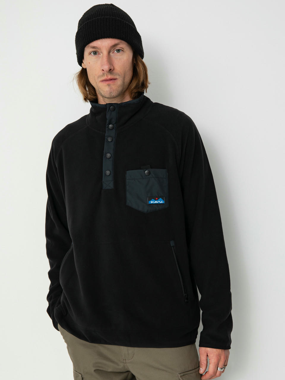 Męski Polar Kavu Teannaway (black)