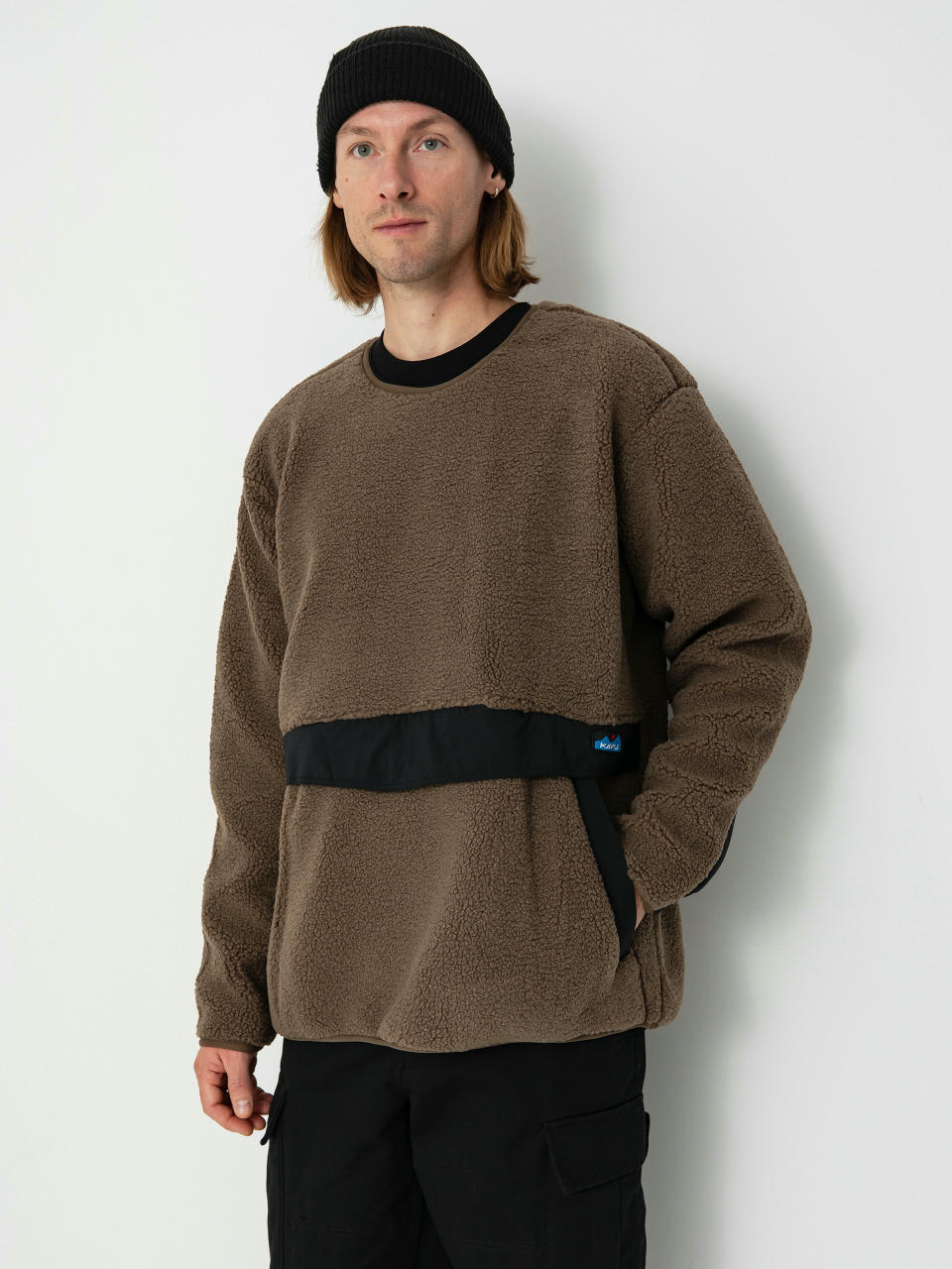 Męski Polar Kavu Port Pullover (walnut)