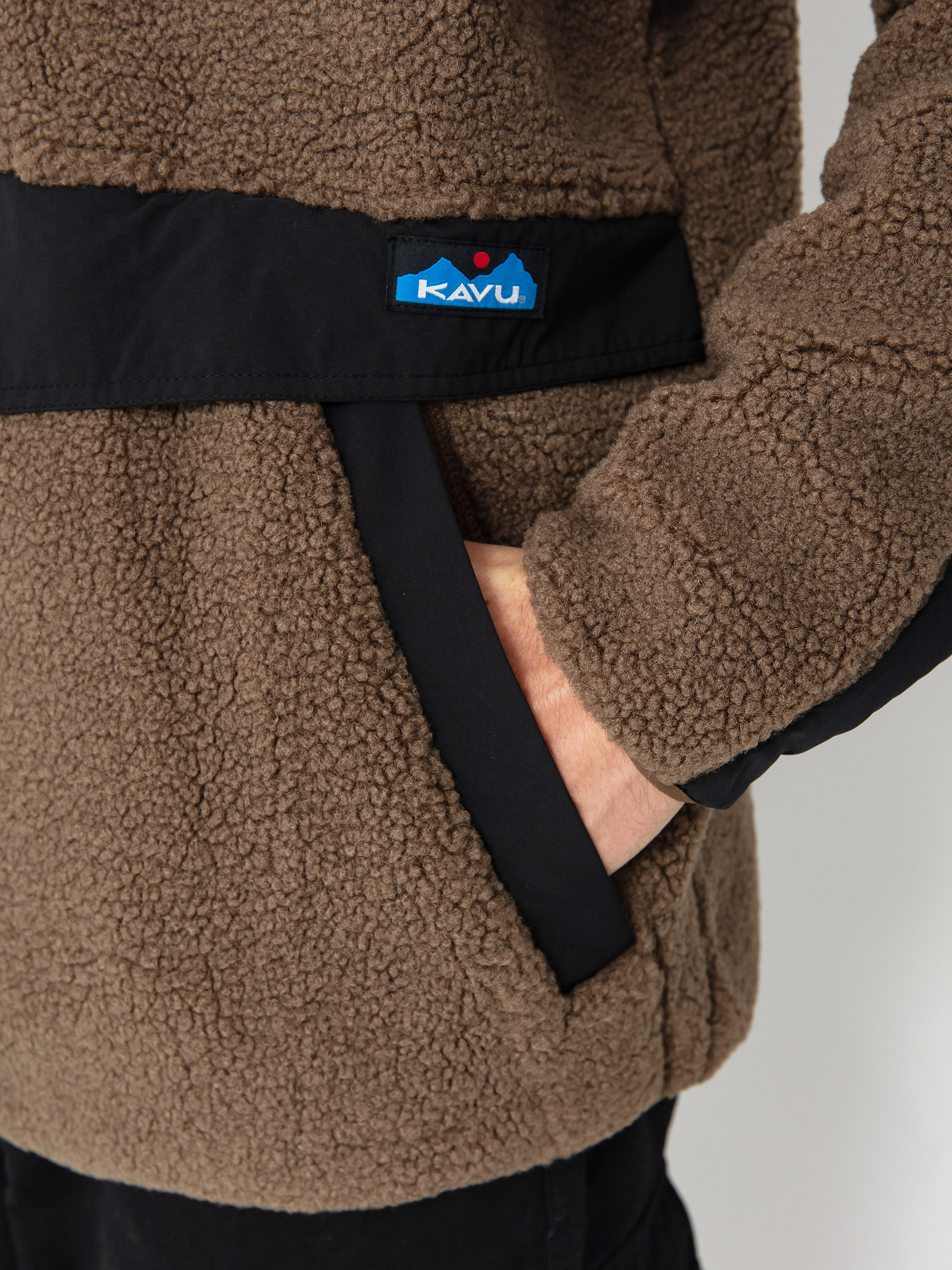 Męski Polar Kavu Port Pullover (walnut)