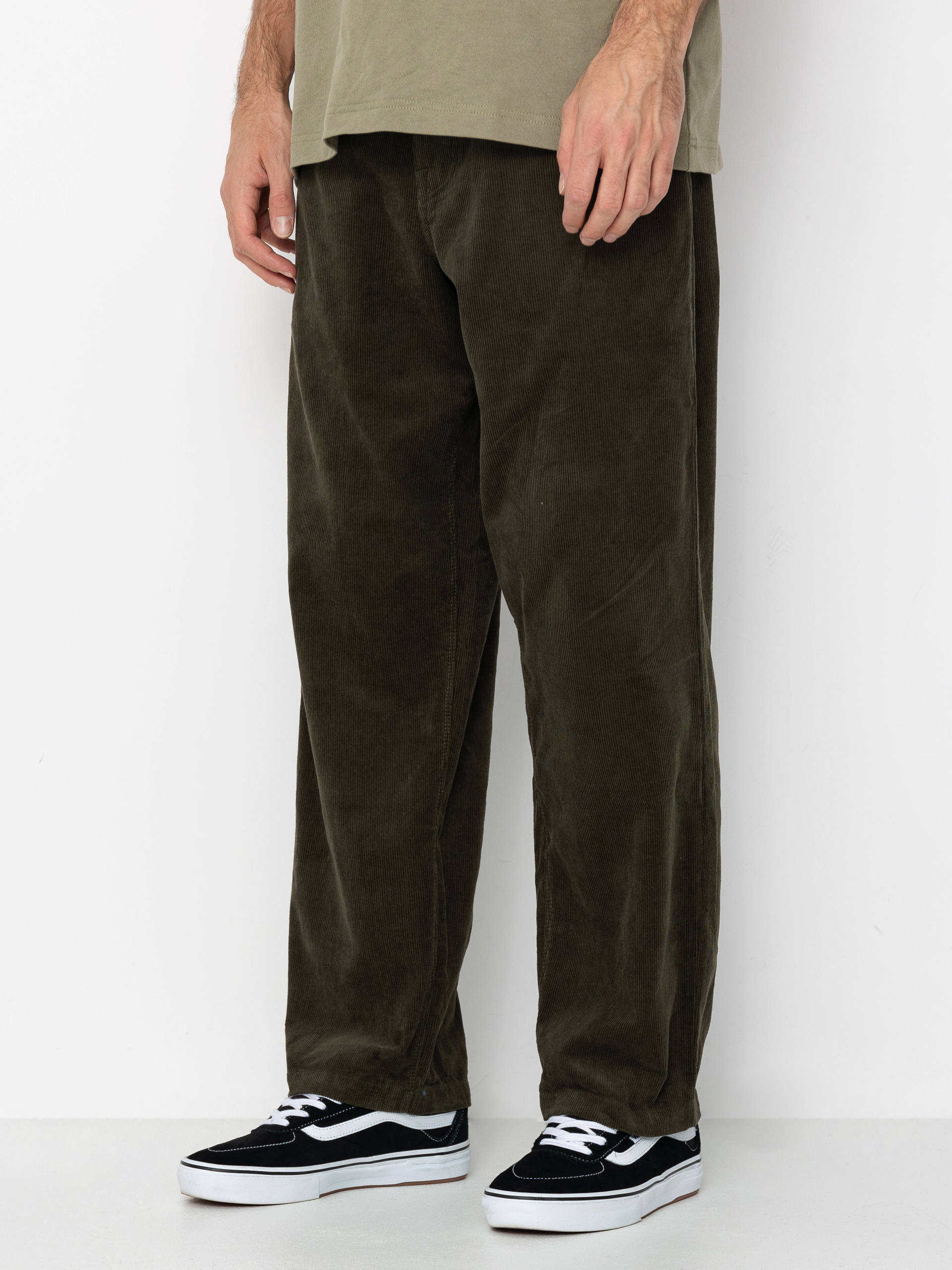 Spodnie Volcom Frickin Loose Tapered Cord (squadron green)