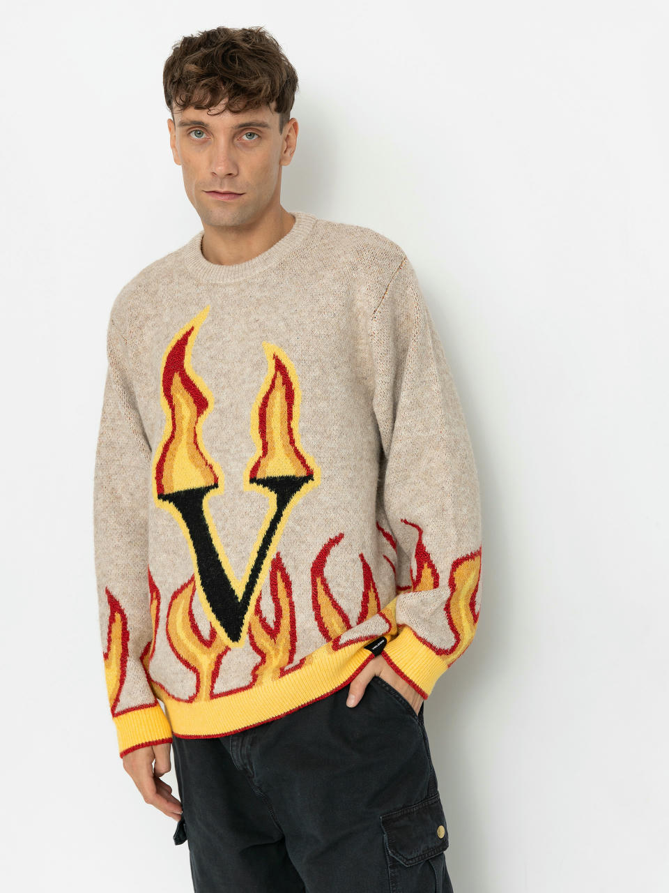 Sweter Volcom Fergadelic (dirty white)