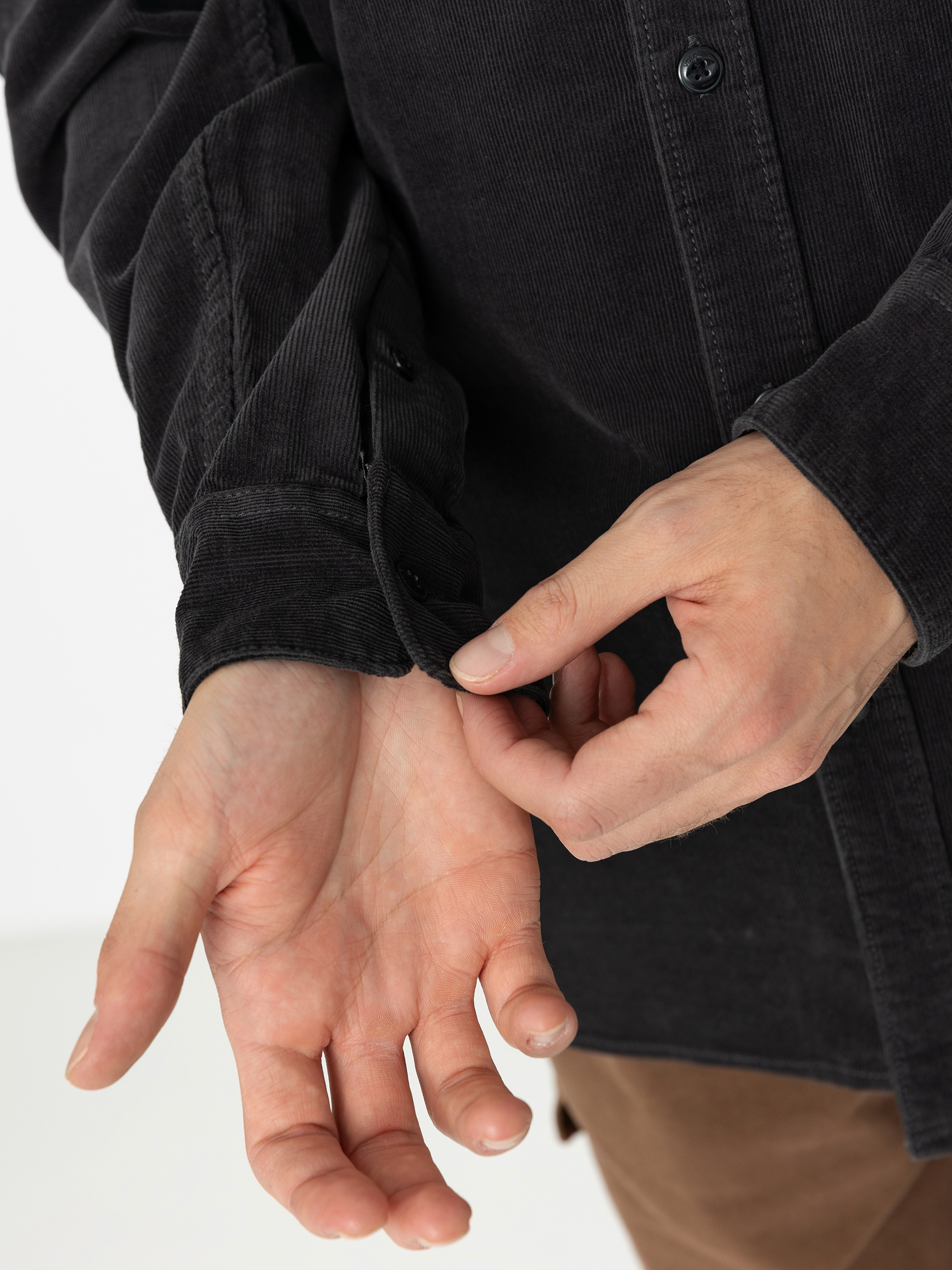 Koszula Volcom Zander Ls (asphalt black)