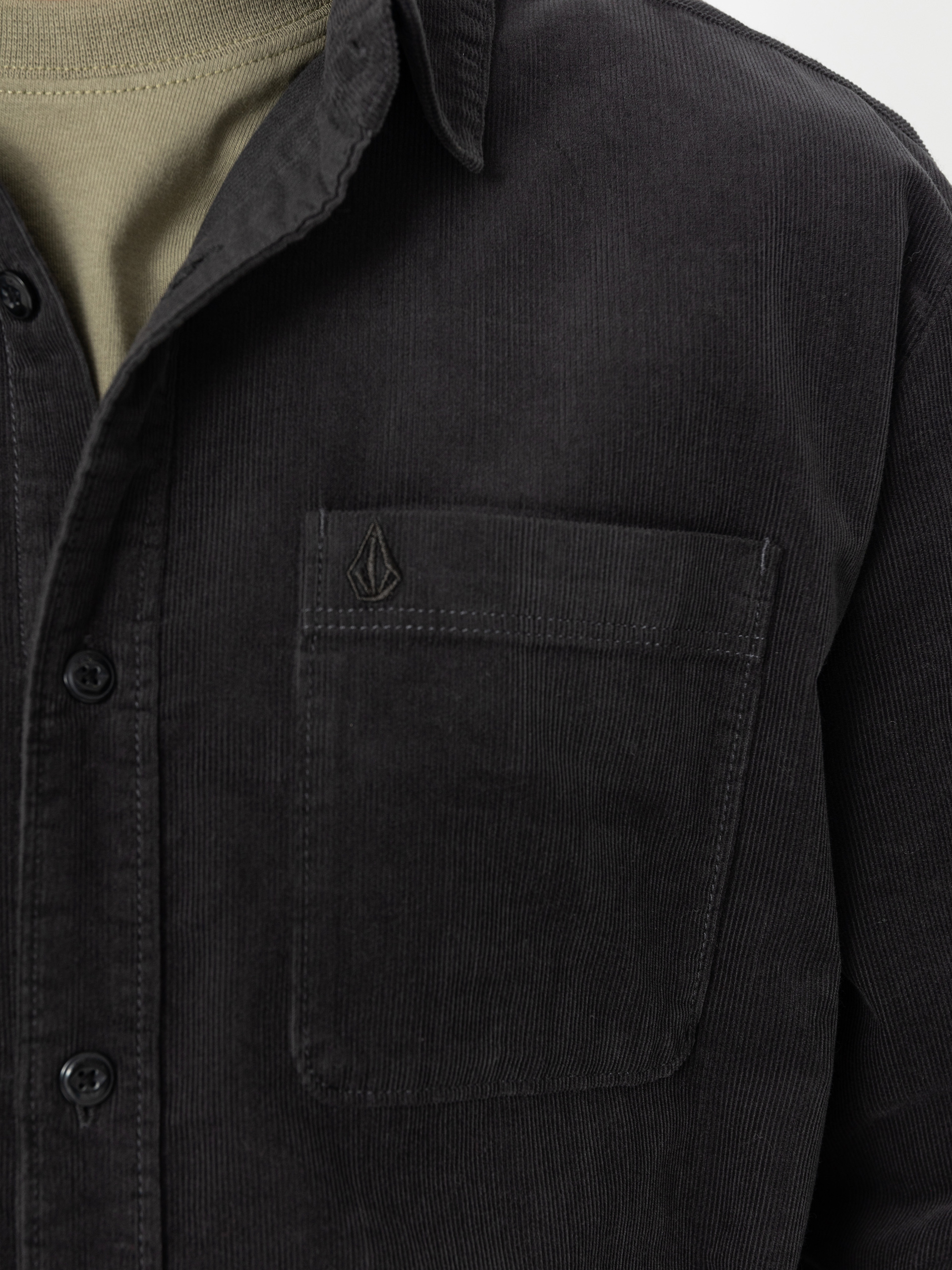 Koszula Volcom Zander Ls (asphalt black)