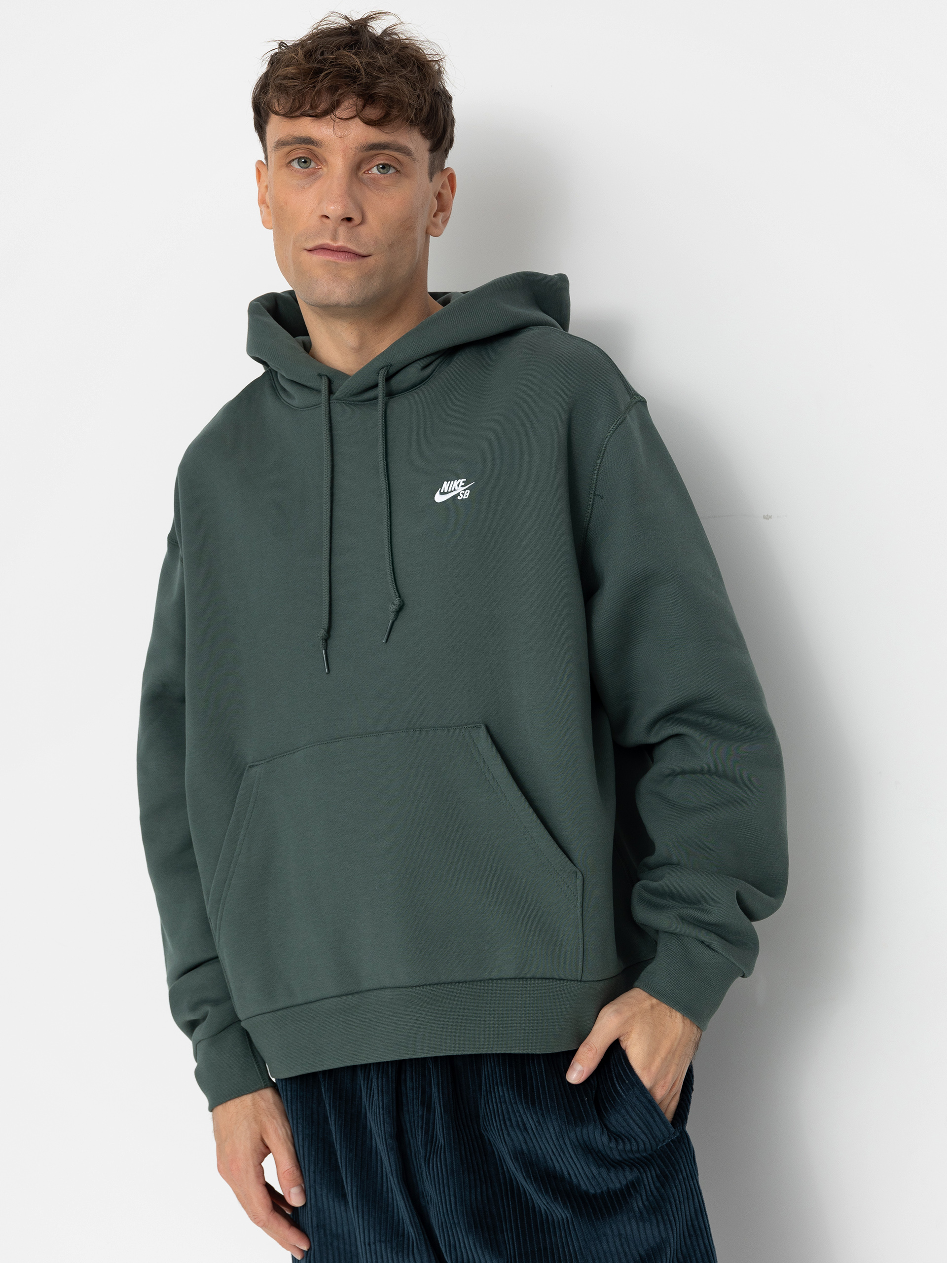 Bluza z kapturem Nike SB Essential Logo HD (vintage green/white)