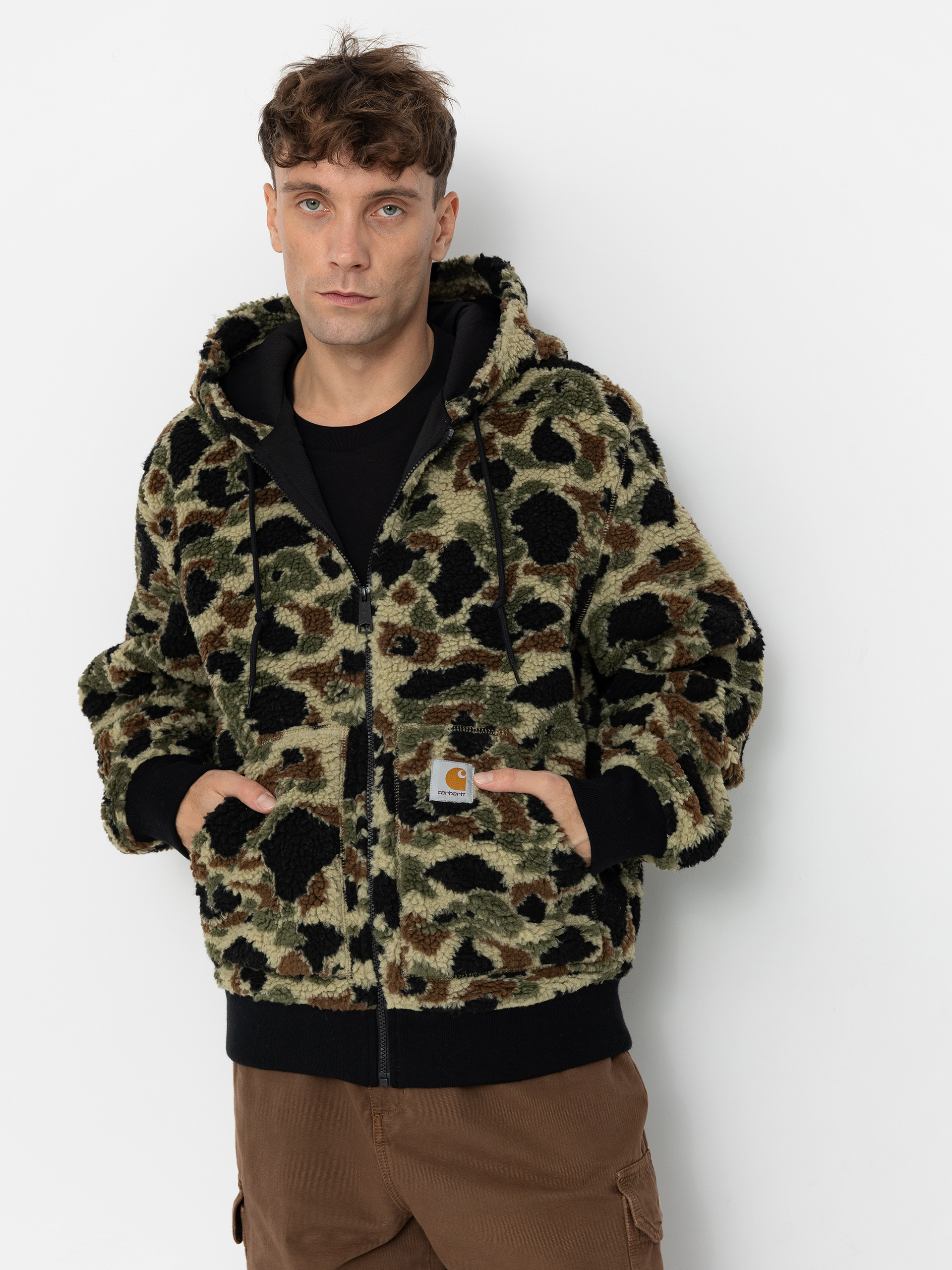 Kurtka Carhartt WIP OG Active Liner (camo duck jacquard/green)