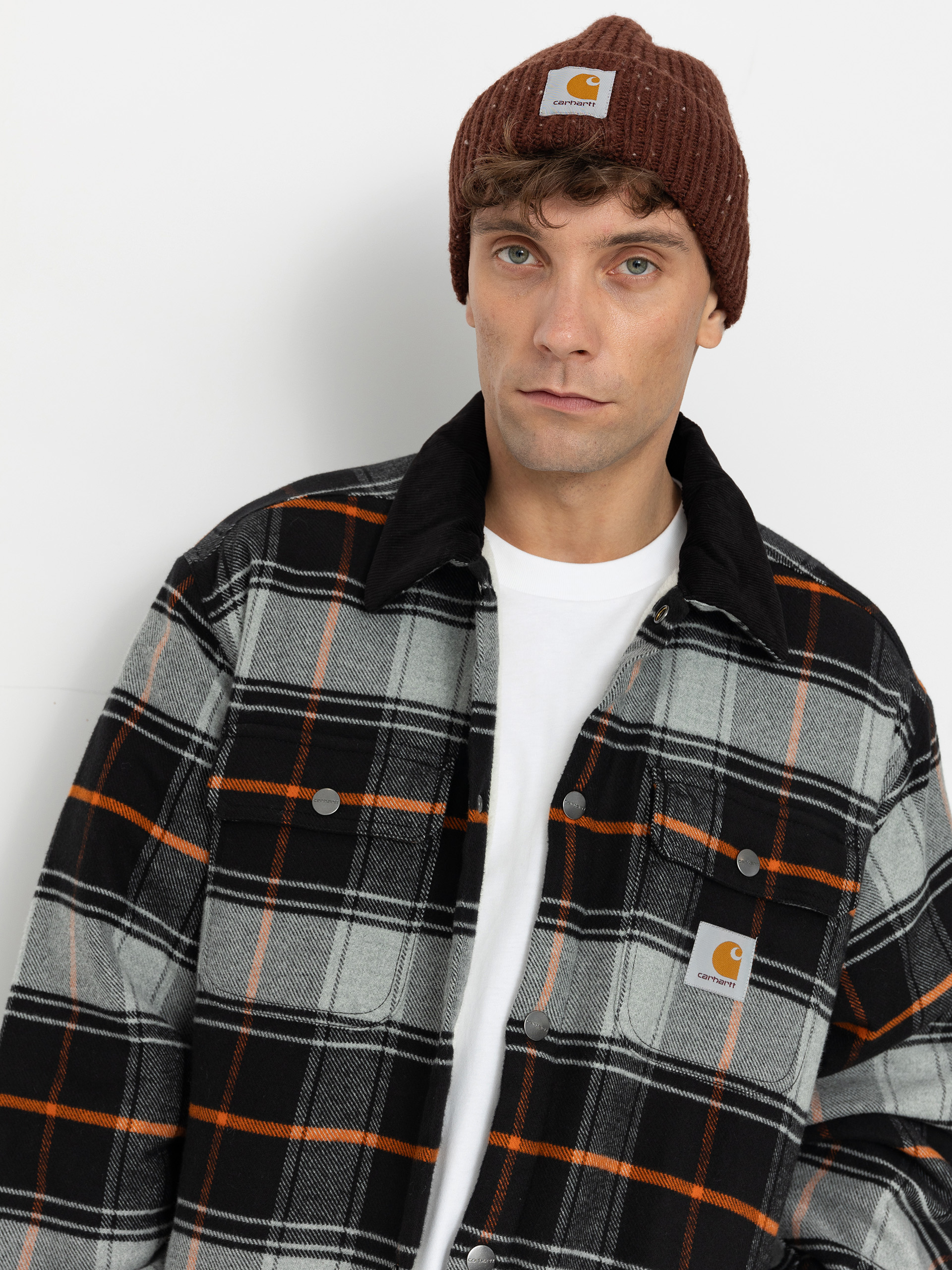 Kurtka Carhartt WIP Baris (baris check/grey heather/black)