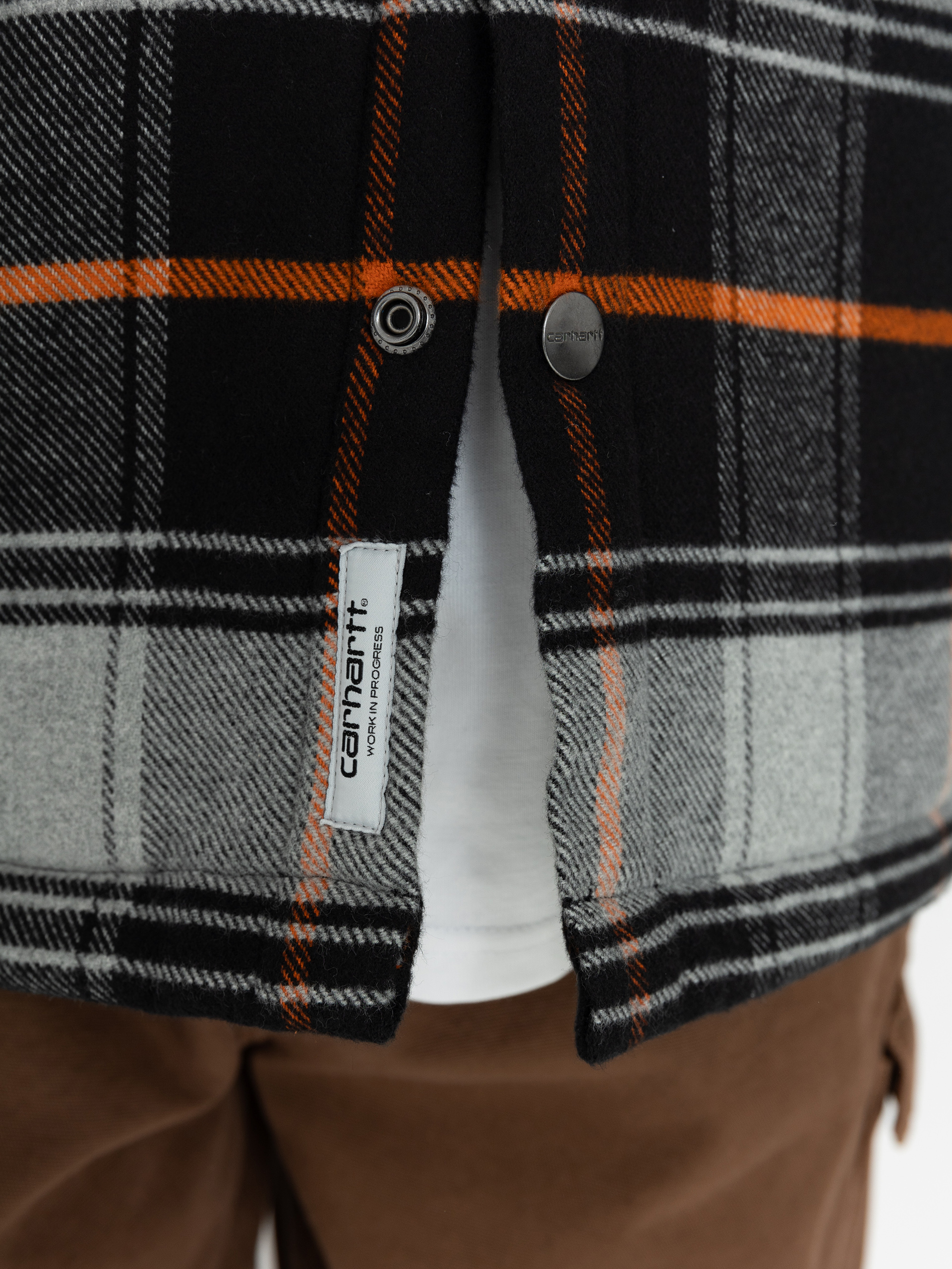 Kurtka Carhartt WIP Baris (baris check/grey heather/black)