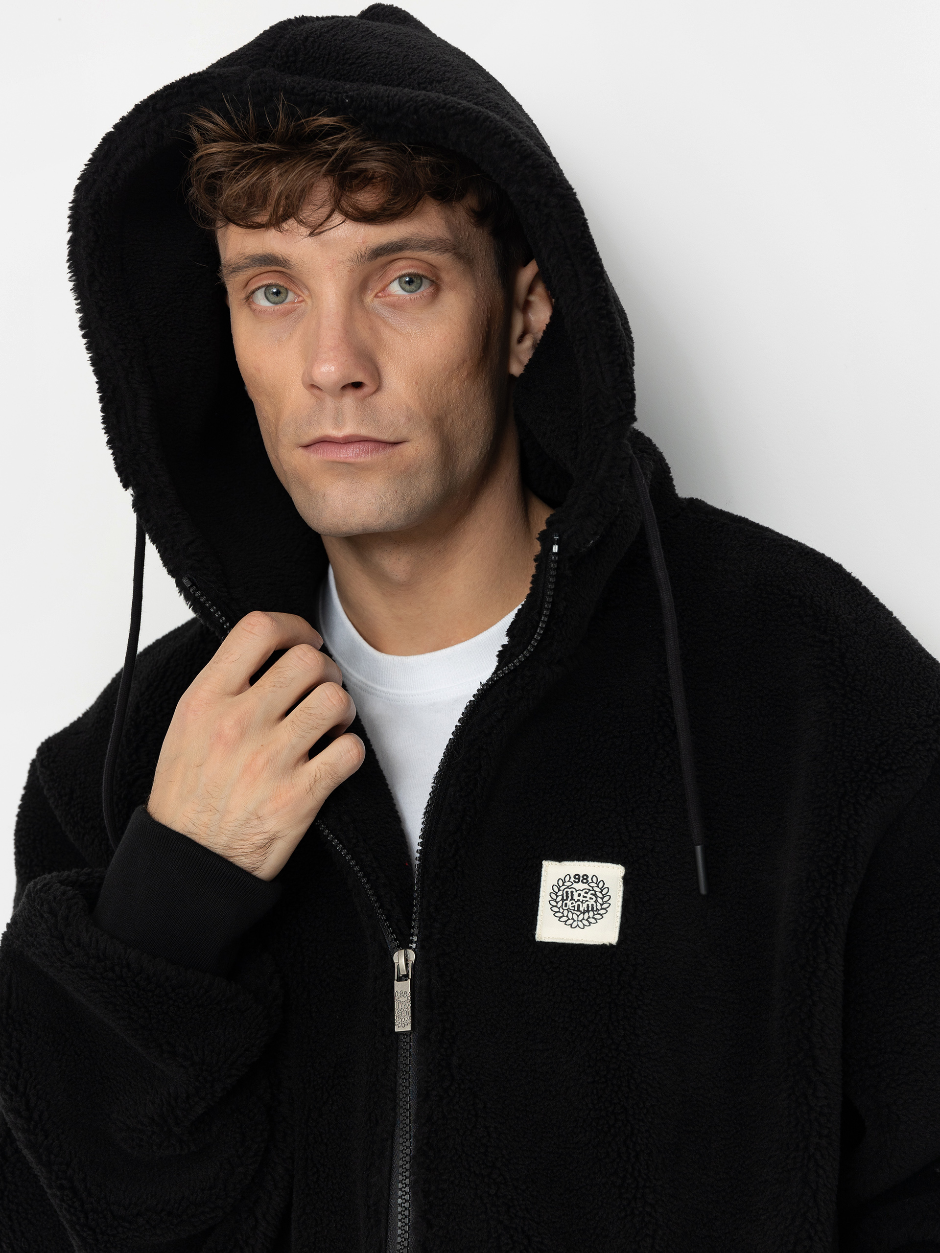 Kurtka MassDnm Patch Teddy Zip Hoody (black)