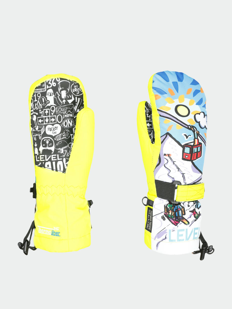 Rękawice Level Junior Mitt JR (yellow)