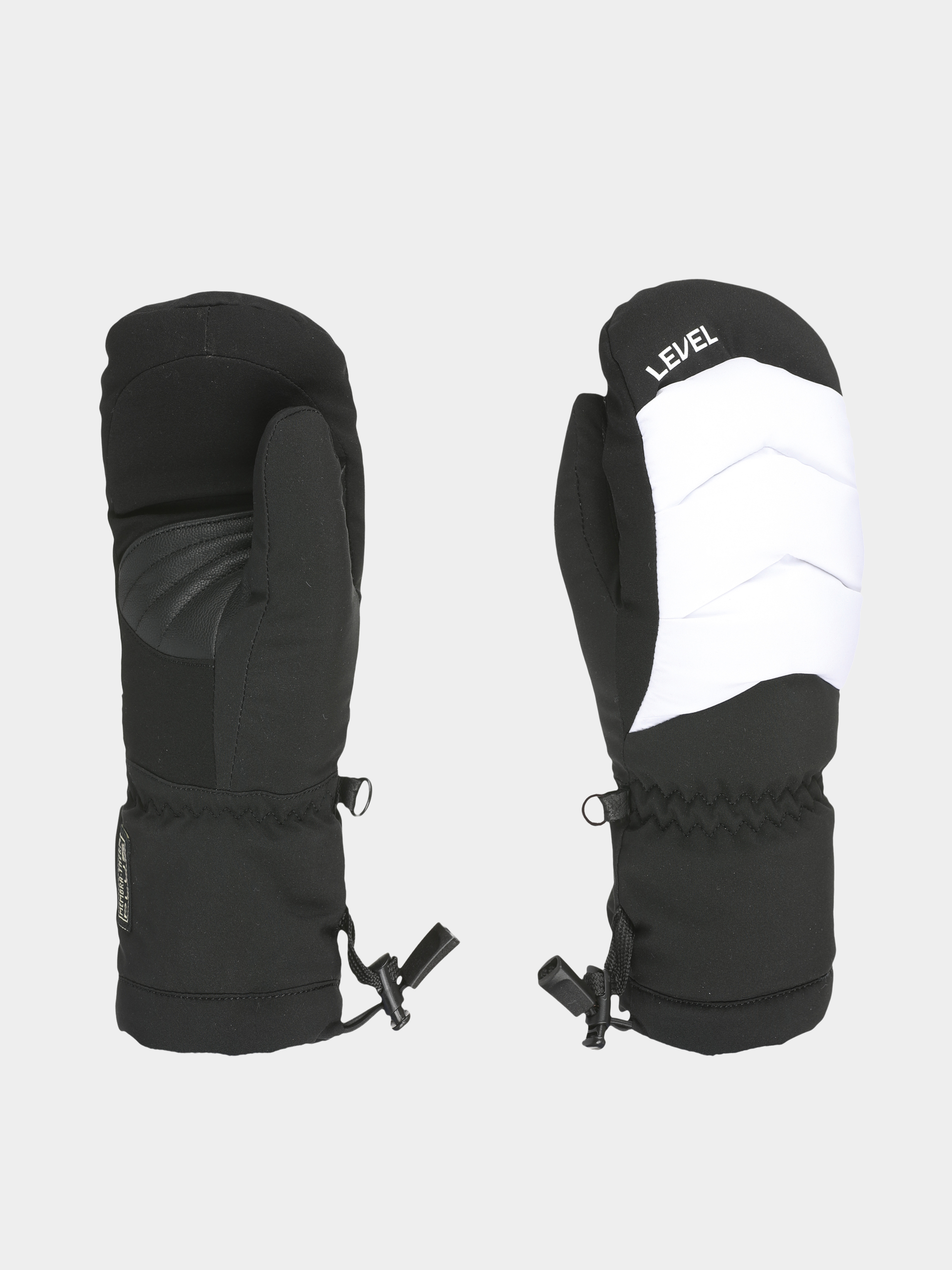 Ru0119kawice Level Rainbow Jr Mitt JR (black white)