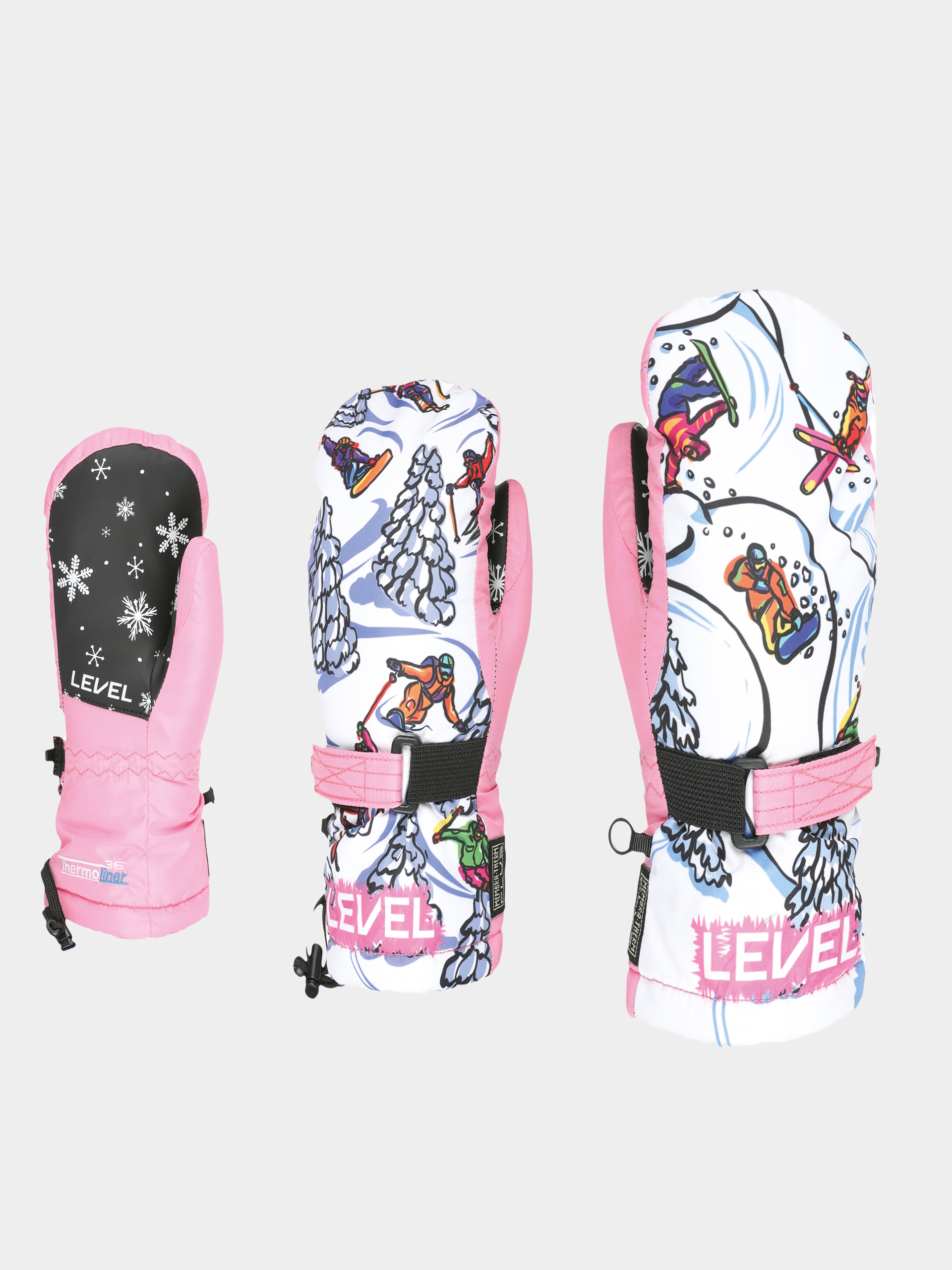 Ru0119kawice Level Junior Mitt JR (pink)
