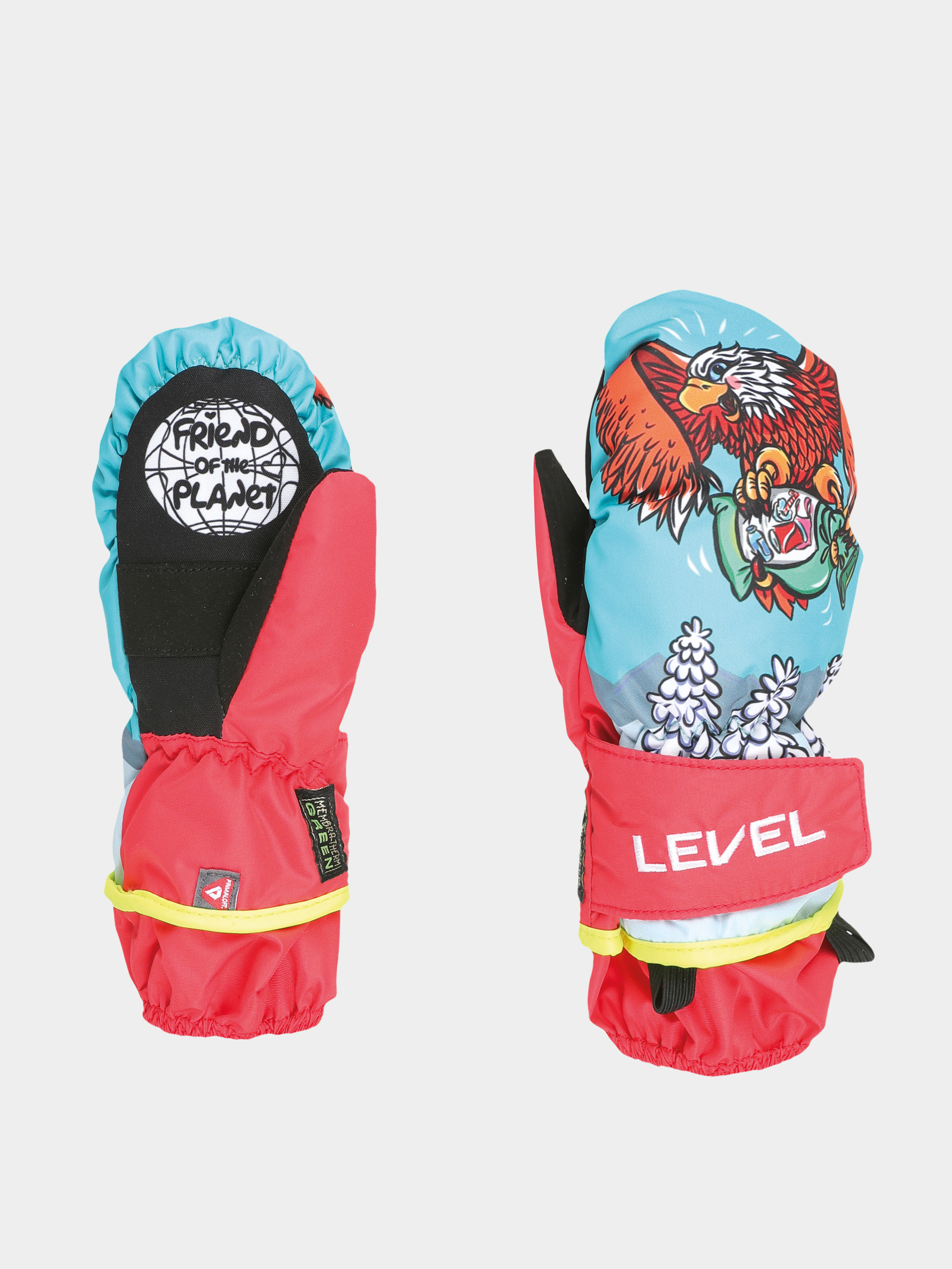Ru0119kawice Level Animal Mitt JR (red)