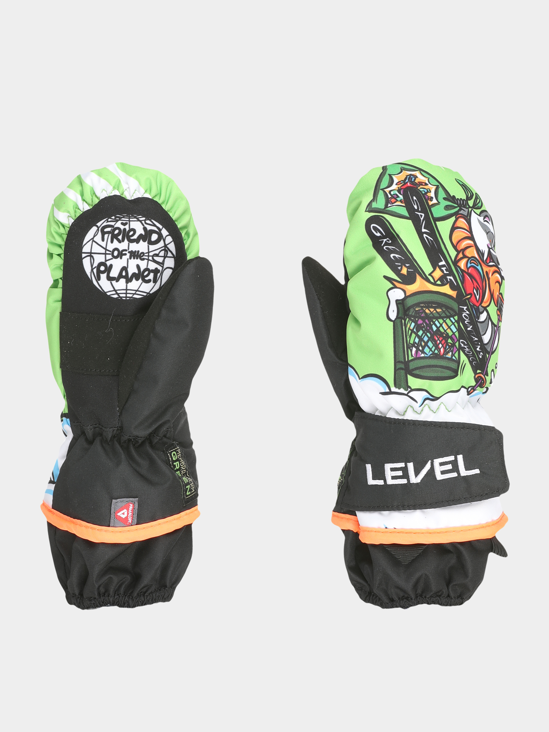 Ru0119kawice Level Animal Mitt JR (lime)