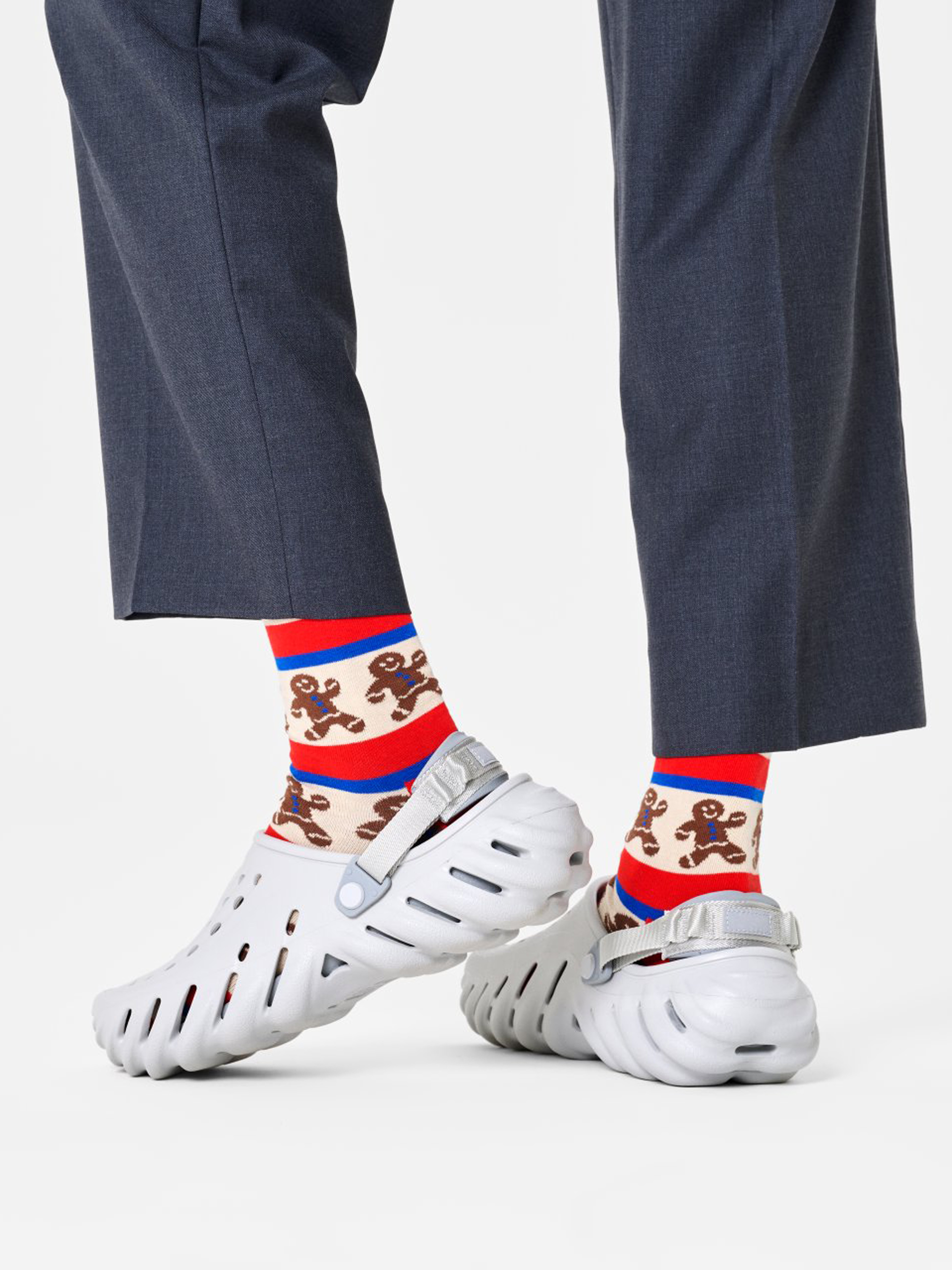 Skarpetki Happy Socks Gingerbread Stripe (red)