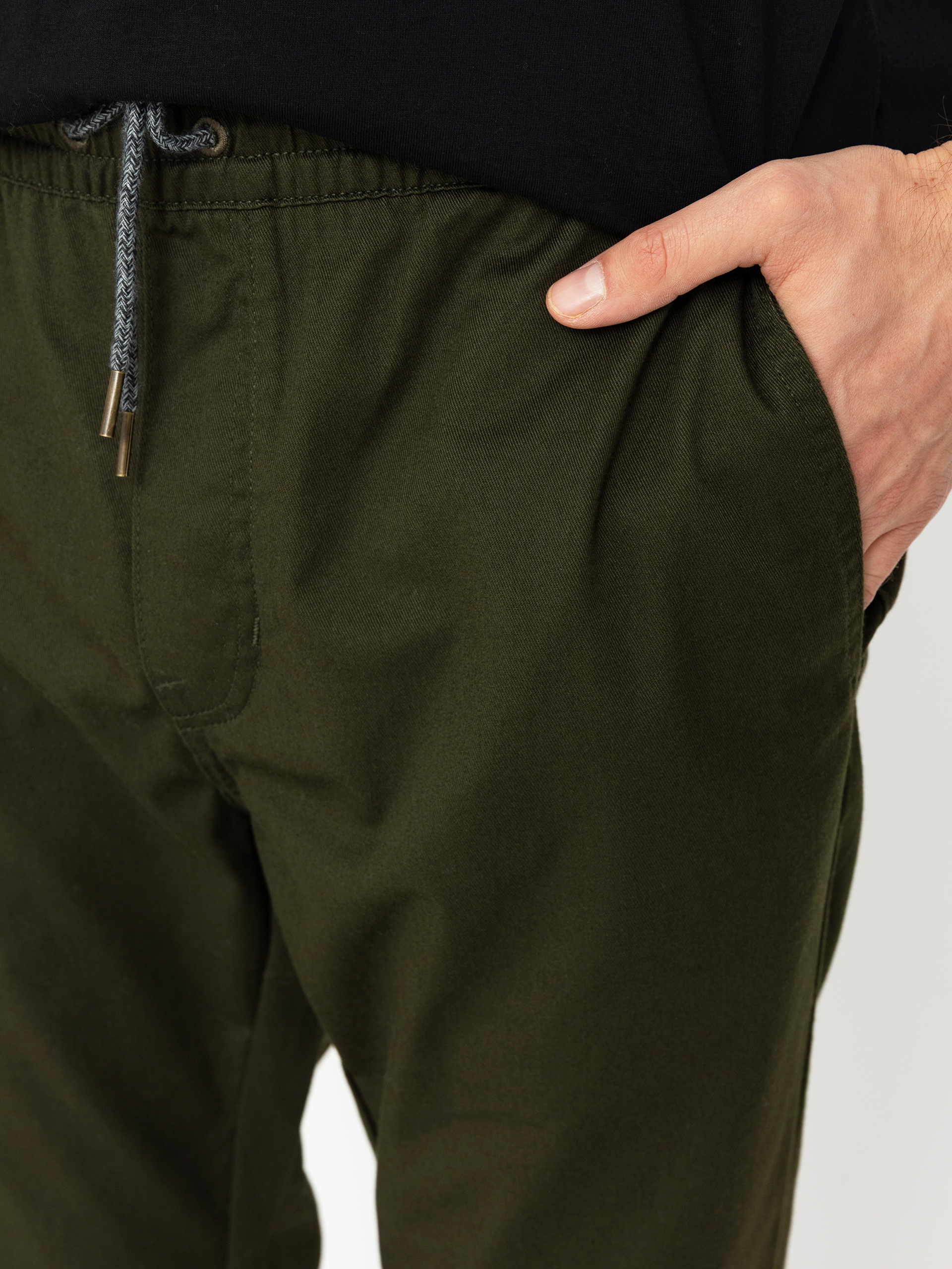 Spodnie Volcom Frickin Slim Jogger (dark green)