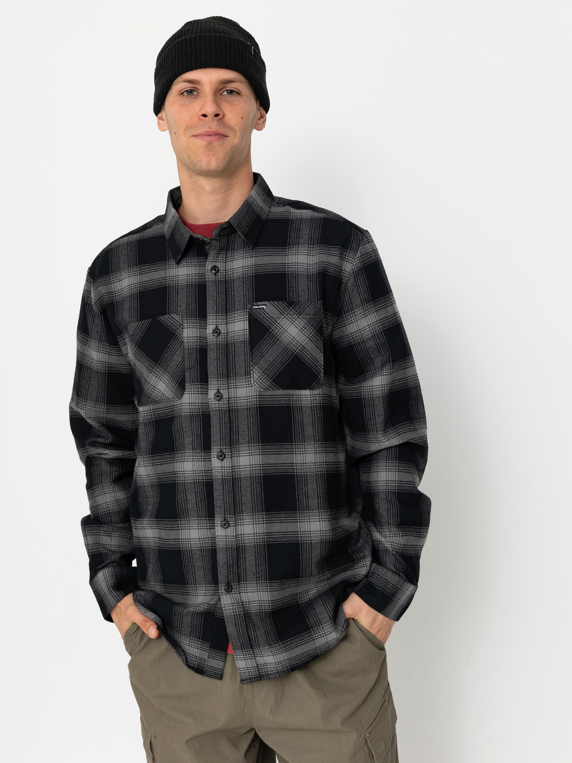 Koszula Volcom Netastone Flannel Ls (black)