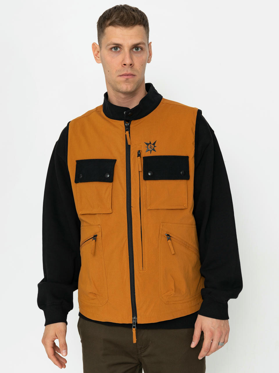 Kamizelka Volcom Tt B Iguchi Tds Vest (chestnut brown)