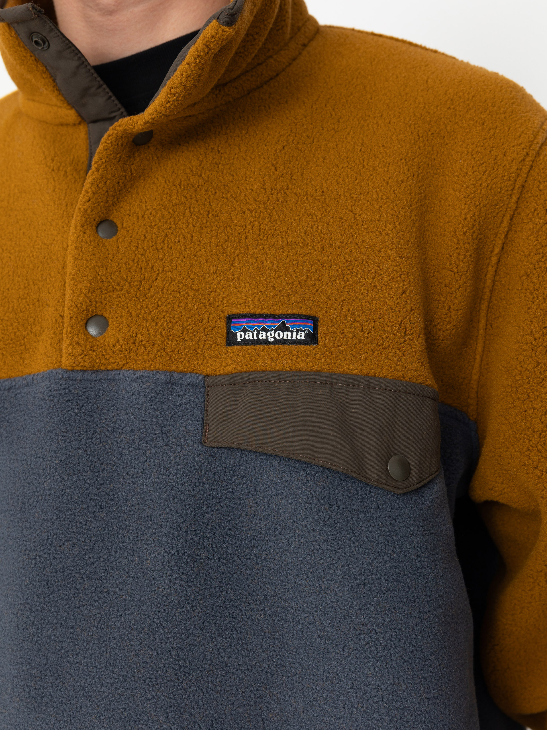 Męski Polar Patagonia LW Synch Snap T (shelter brown)