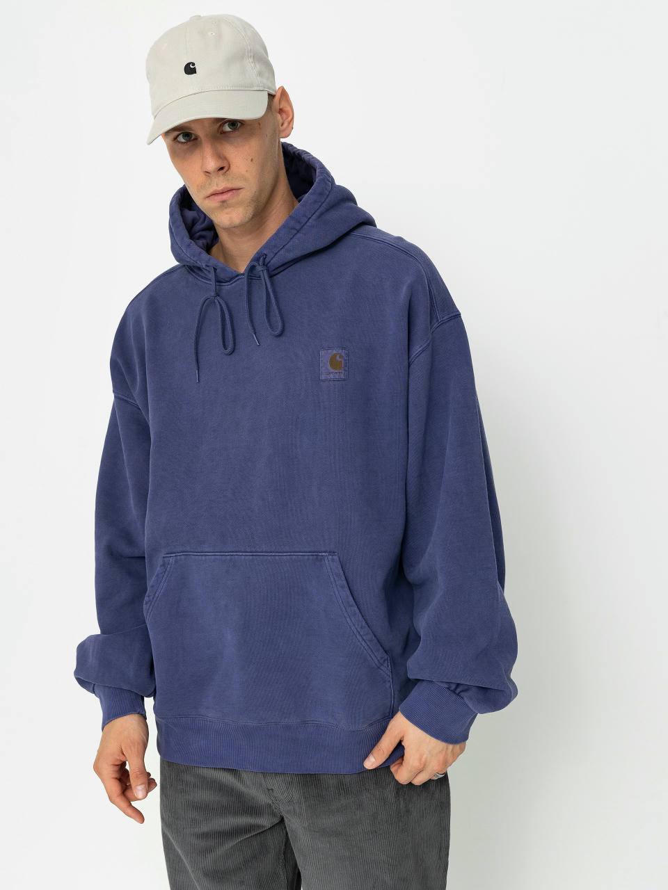 Bluza z kapturem Carhartt WIP Vista HD (aura)